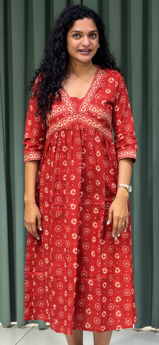 PRINTED COTTON TOPS - IHA 33254