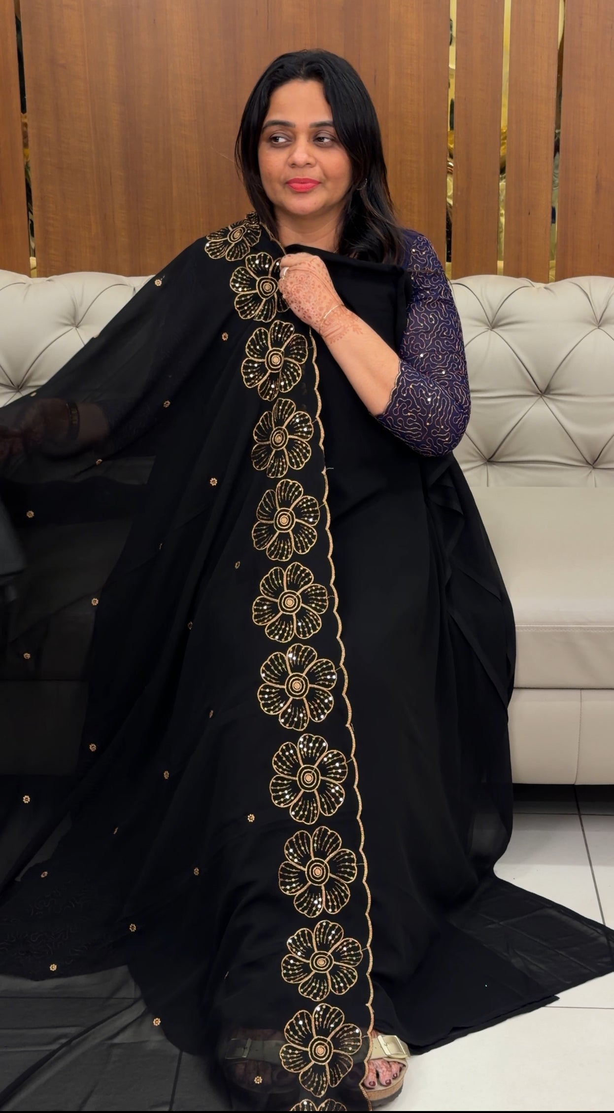FAUX GEORGETTE UNSTITCHED SALWAR SUITS - IHA 32793