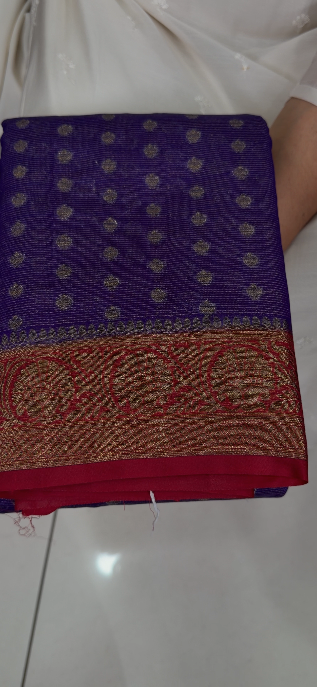 SEMI BANARASI SAREES - IHA 33350
