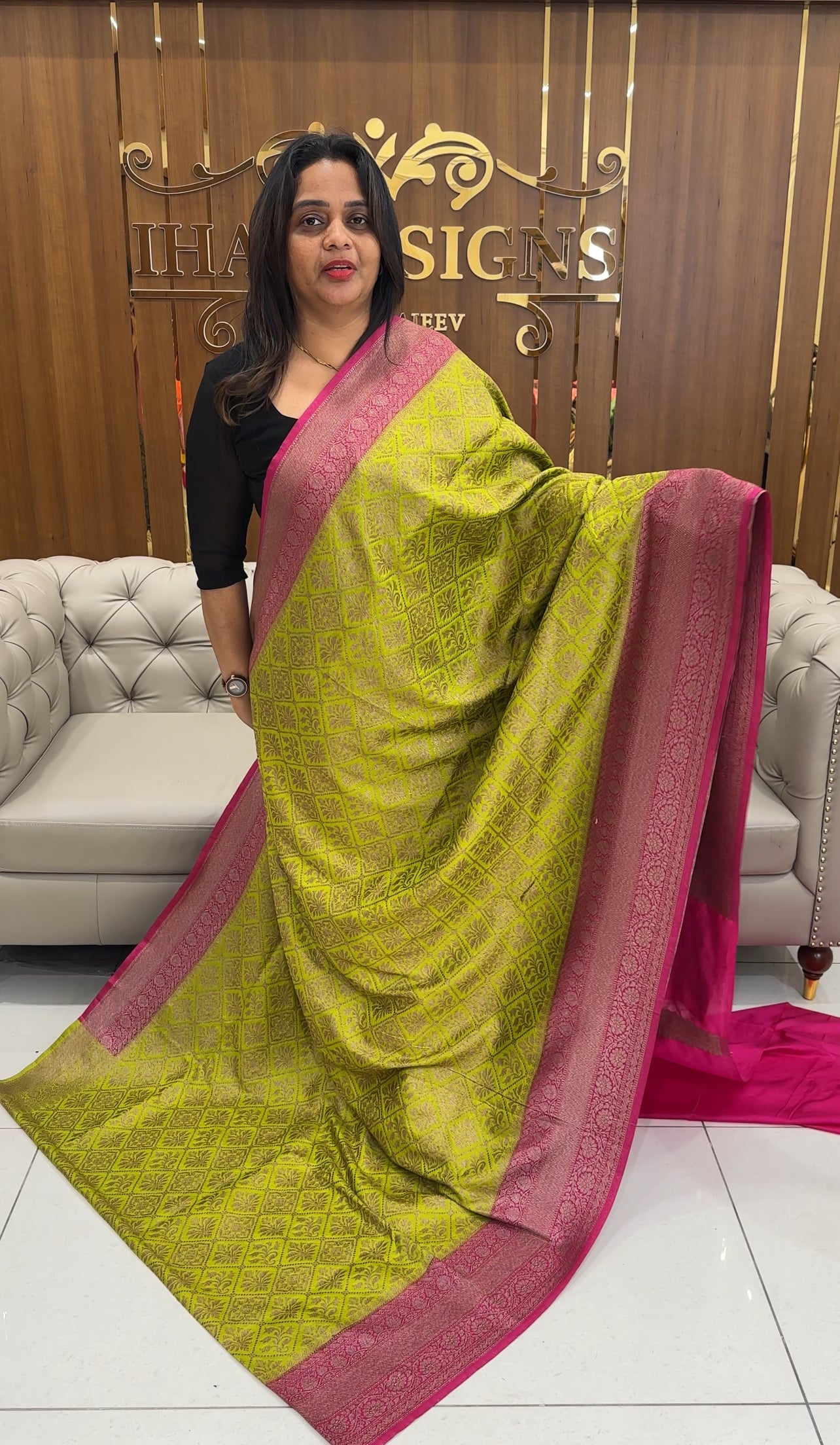 FORWARD SEMI KATAN SAREES - IHA 25220