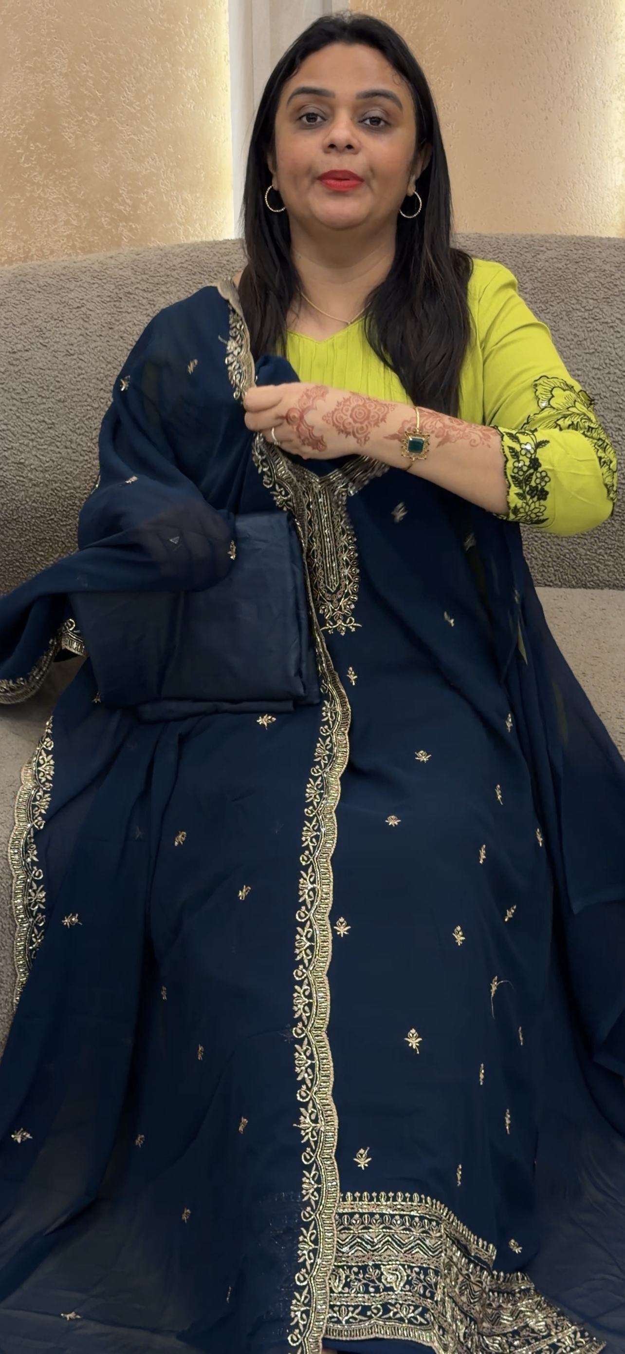 GEORGETTE UNSTITCHED SALWAR SUIST - IHA 33006