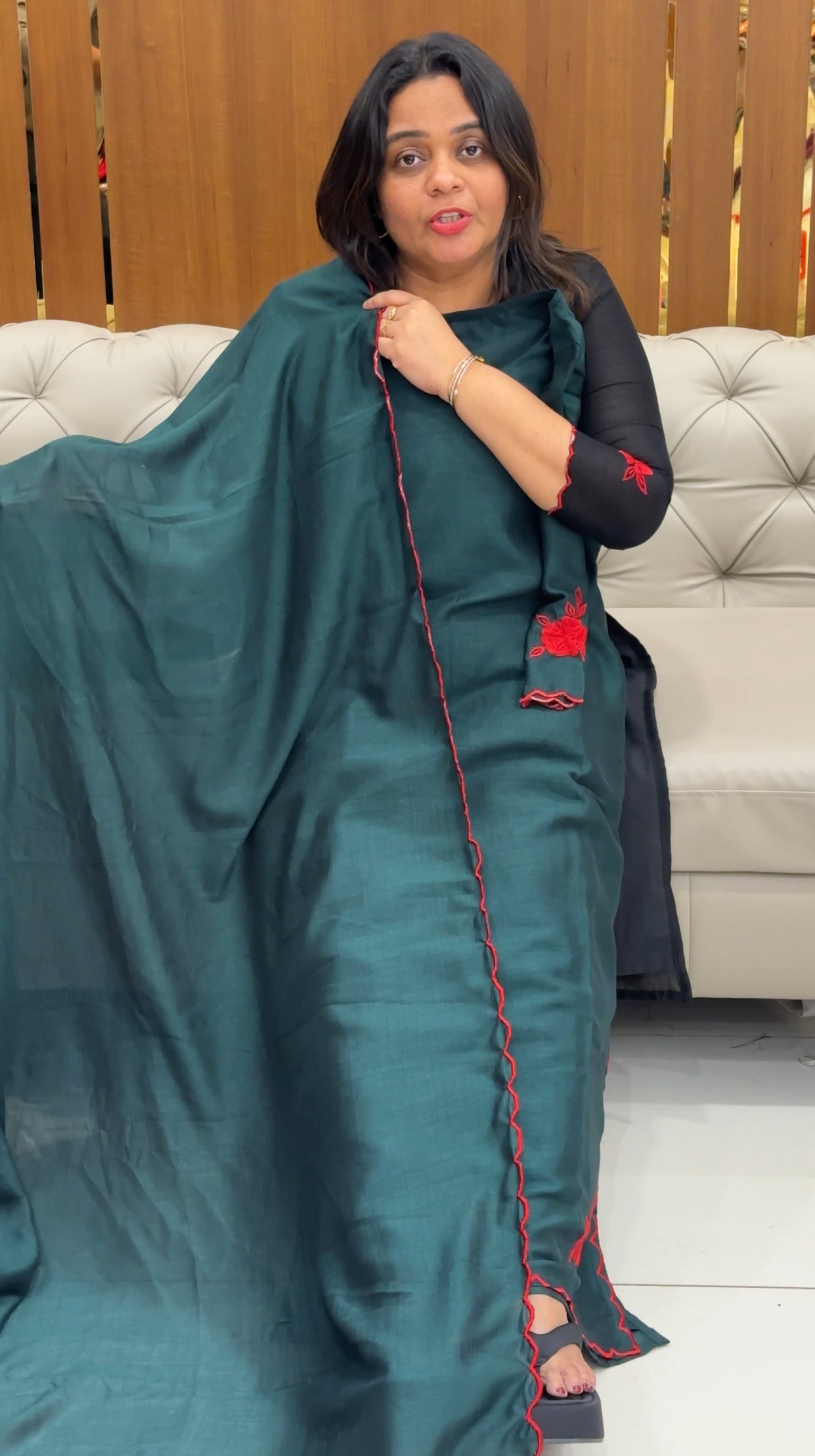 IHA'S IN-HOUSE UNSTITCHED SALWAR SUITS  - IHA 28353