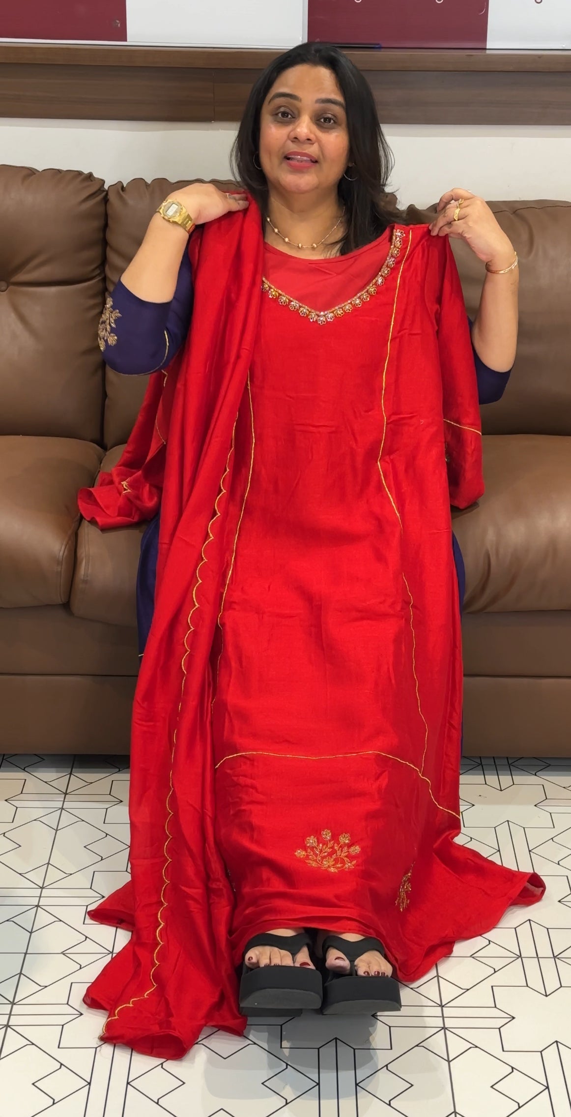 IHA'S IN-HOUSE HAND WORKED TOPS - IHA 27790