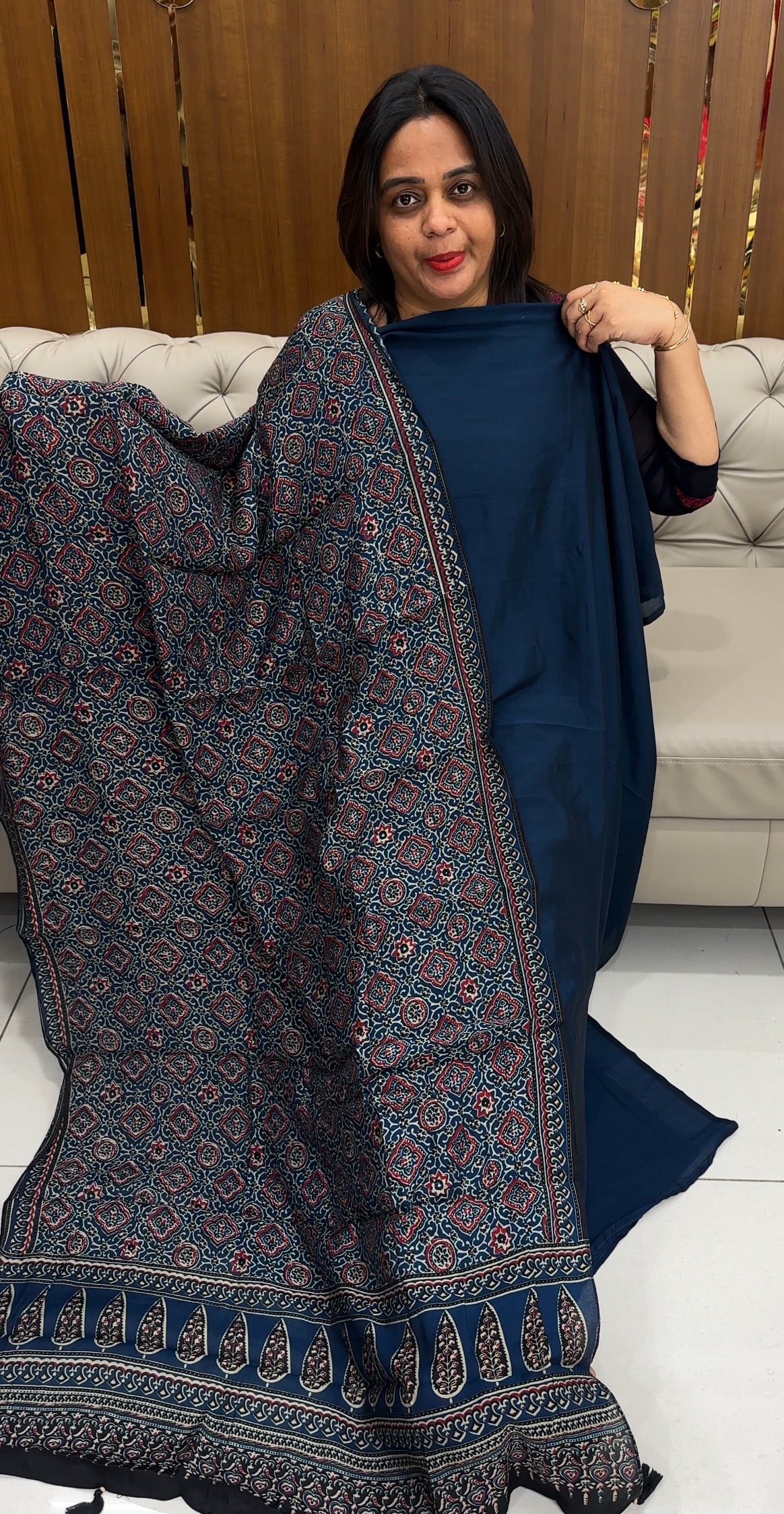 SEMI RAW SILK UNSTITCHED SALWAR SUITS - IHA 26071