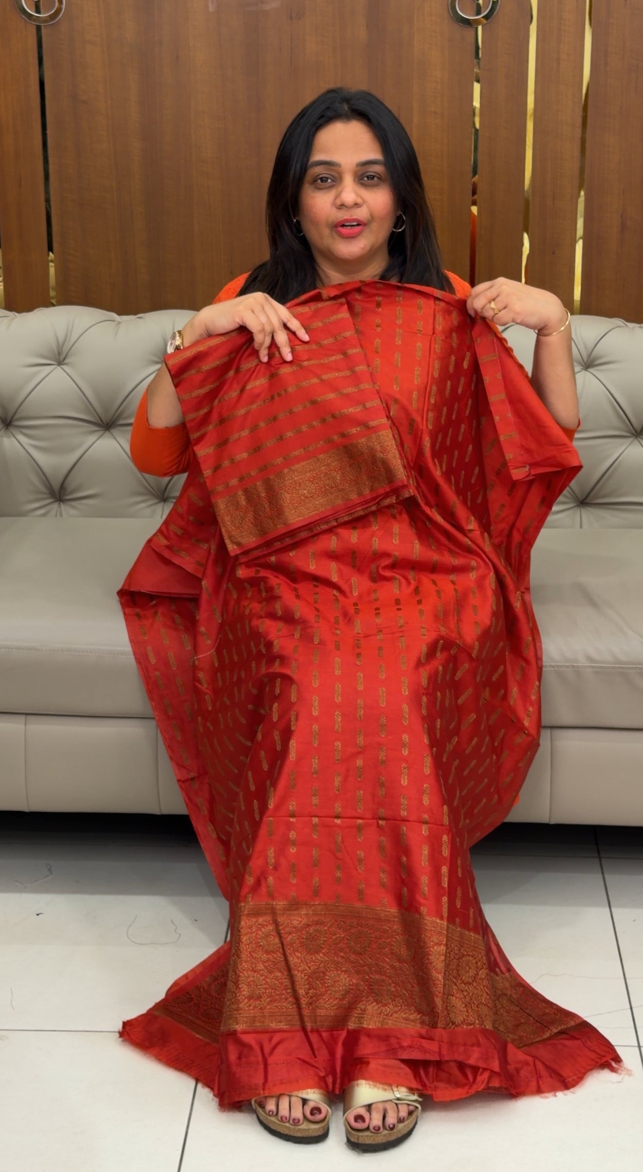 BANARASI TUSSUR UNSTITCHED SALWAR SUITS - IHA 29637