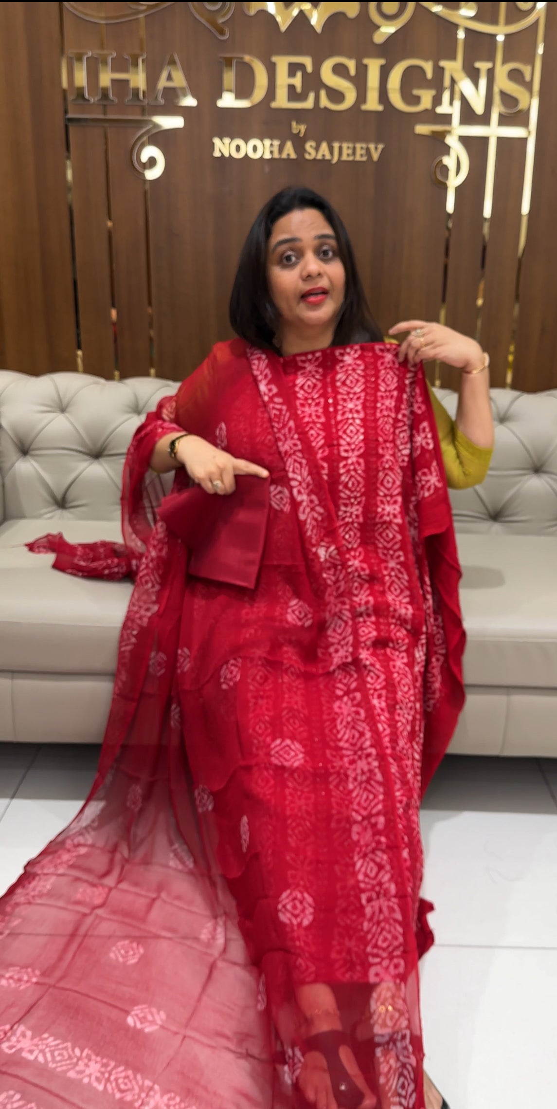BATIK PRINTED UNSTITCHED SALWAR SUITS - IHA 23273