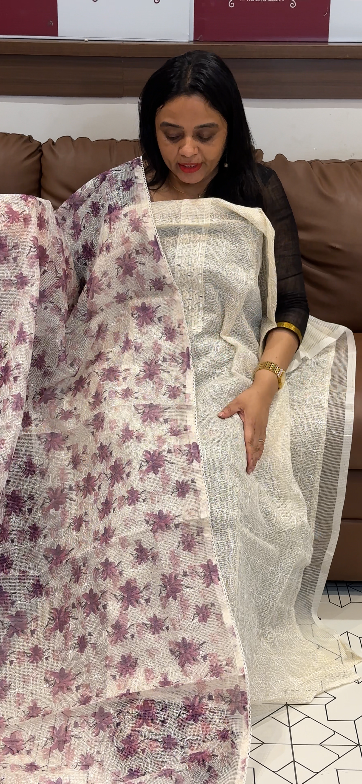 OFFER SALES UNSTITCHED SALWAR SUITS  - IHA 35654