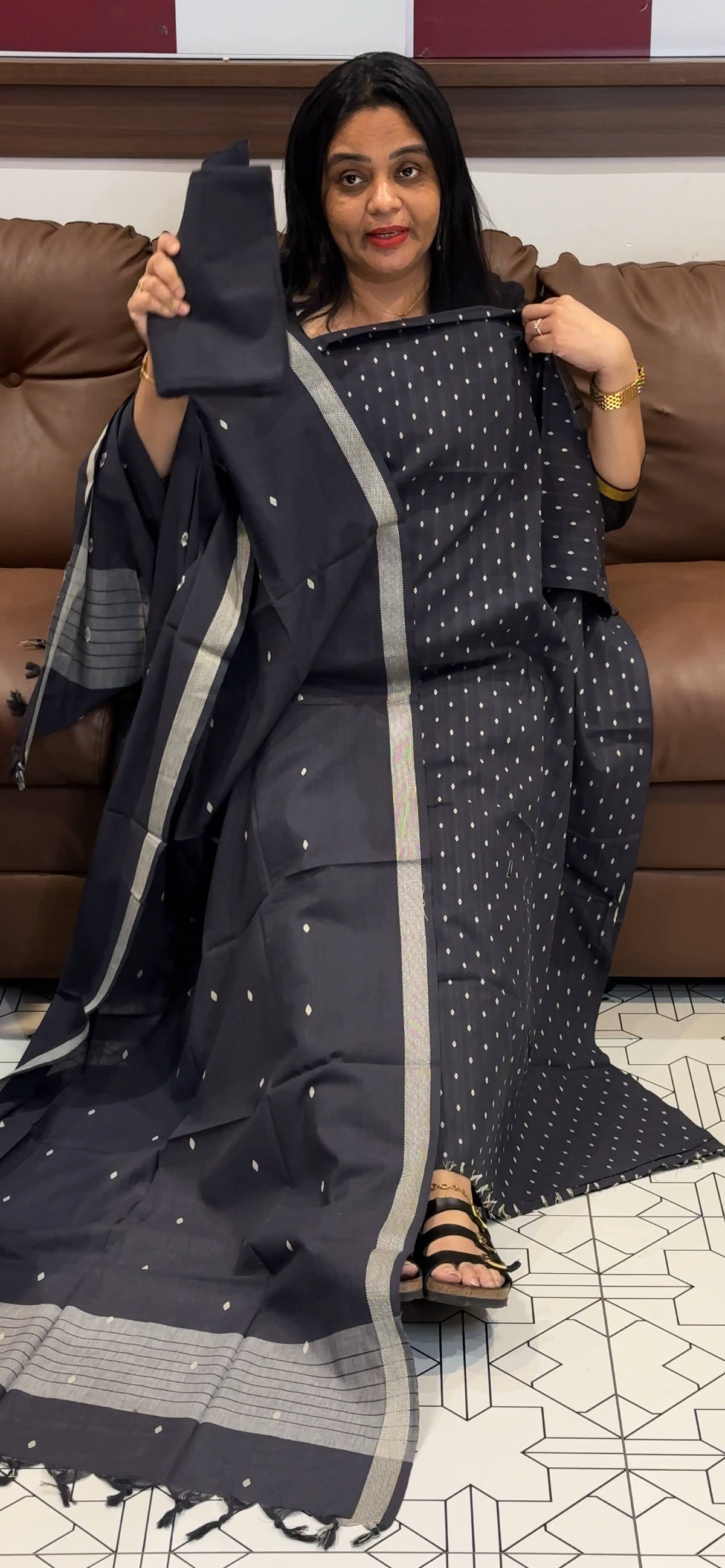OFFER SALES UNSTITCHED SALWAR SUITS - IHA 35481