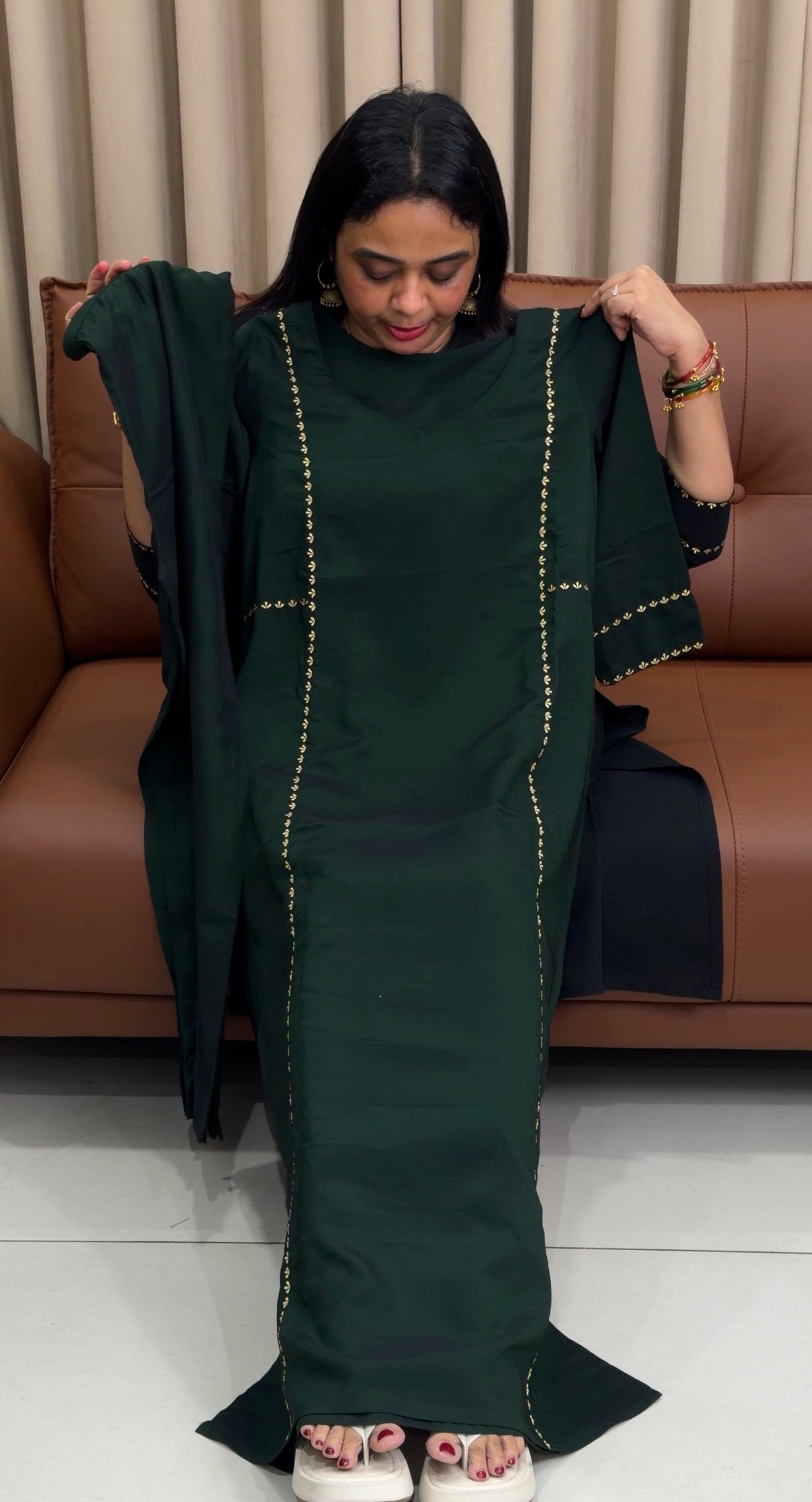 IHA;S IN- HOUSE SEMI SILK CO-ORDS SETS - IHA 33837