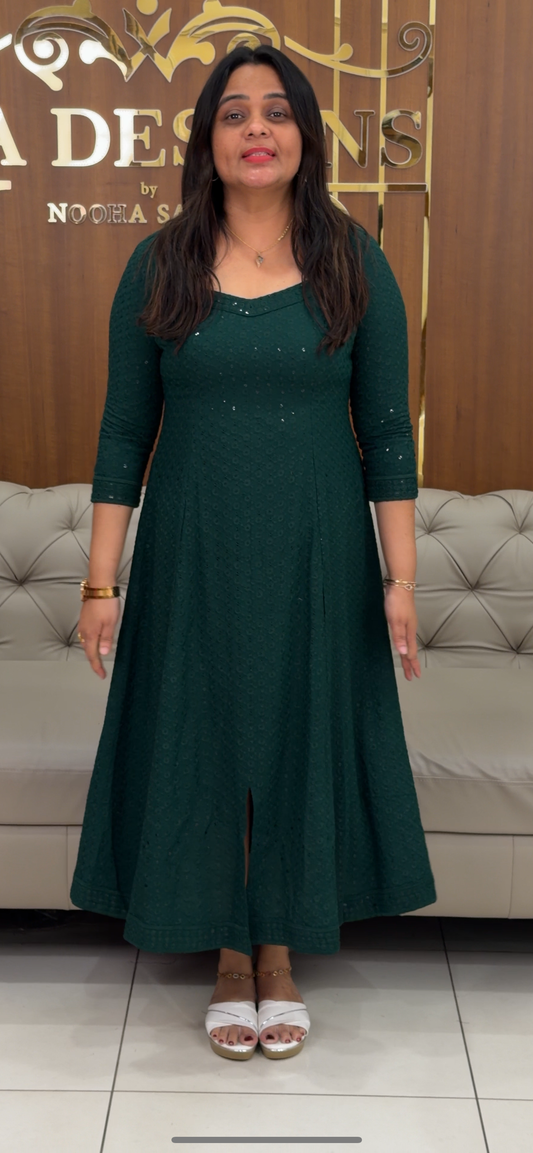 IHA'S IN-HOUSE A-LINE FROCKS - IHA 29100