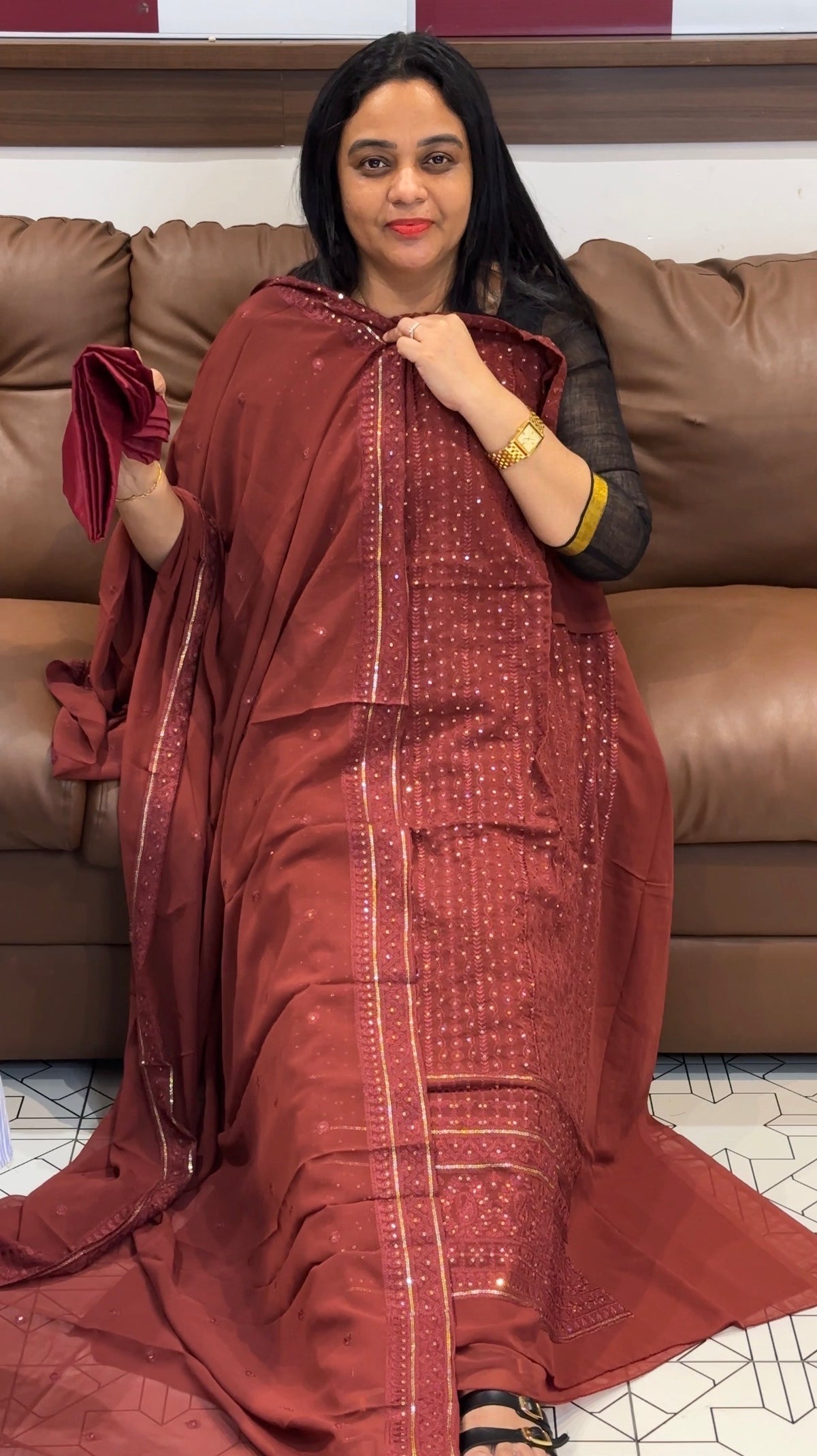 OFFER SALES UNSTITCHED SALWAR SUITS - IHA 35474