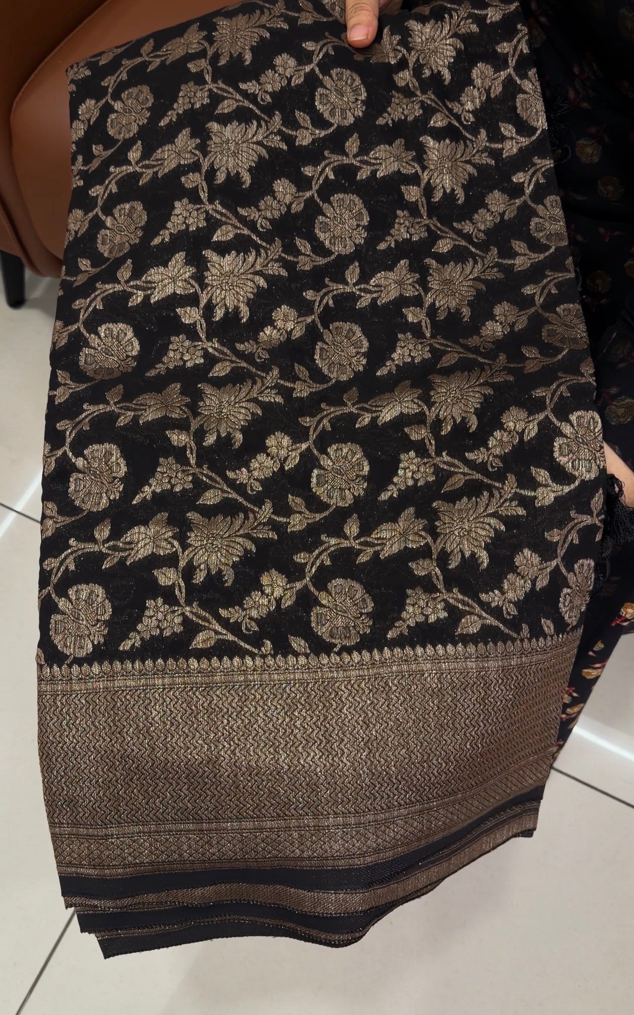 GEORGETTE BANARASI SAREES - IHA 34102