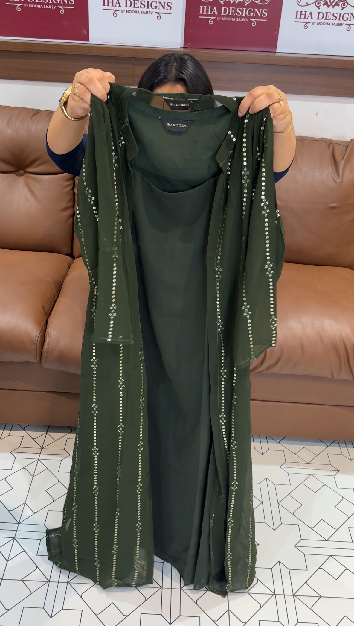 IHA'S IN-HOUSE TOP AND  JACKET - IHA 28840