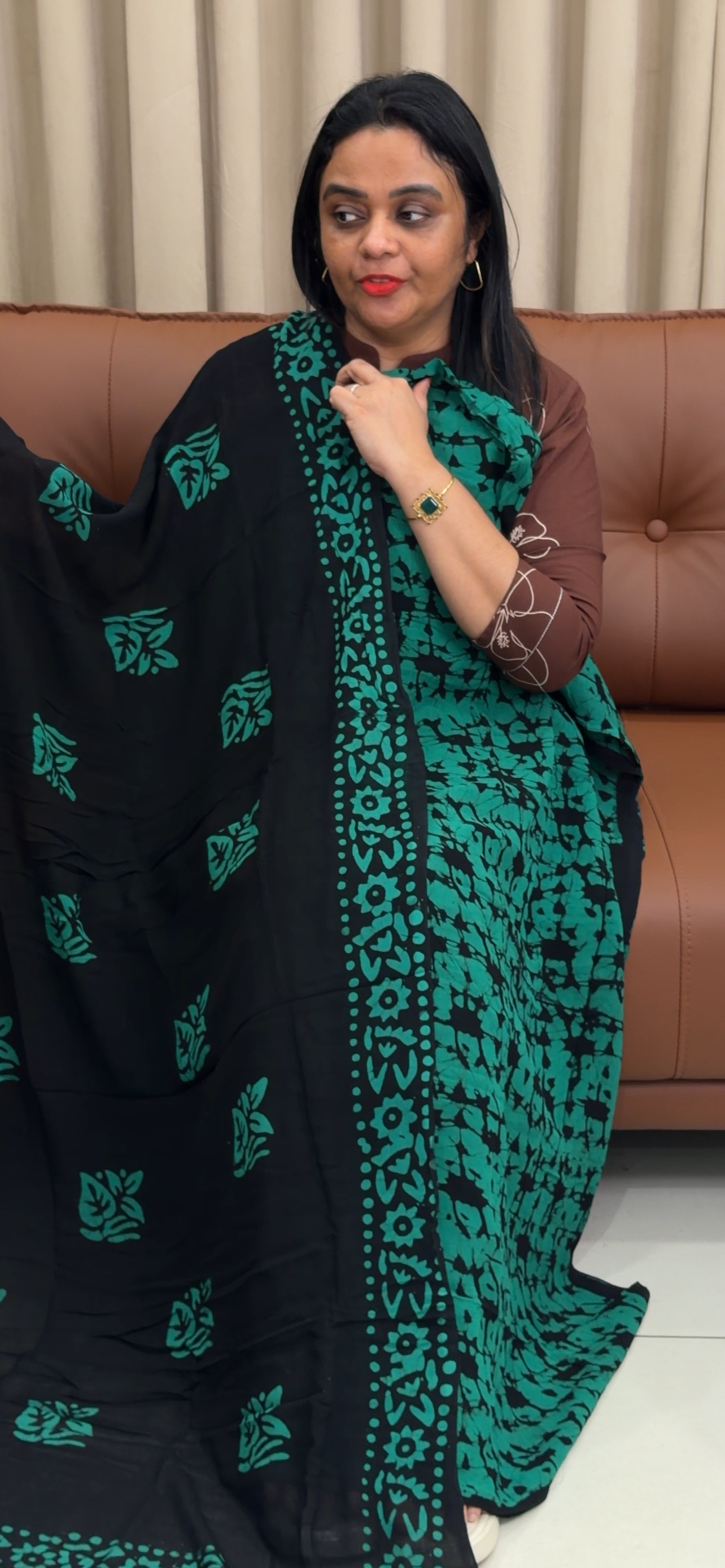 VISCOSE GEORGETTE UNSTITCHED SALWAR SUITS - IHA 33535