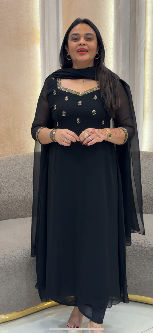 IHA'S IN-HOUSE UNSTITCHED SALWAR SUITS  -  IHA 32977