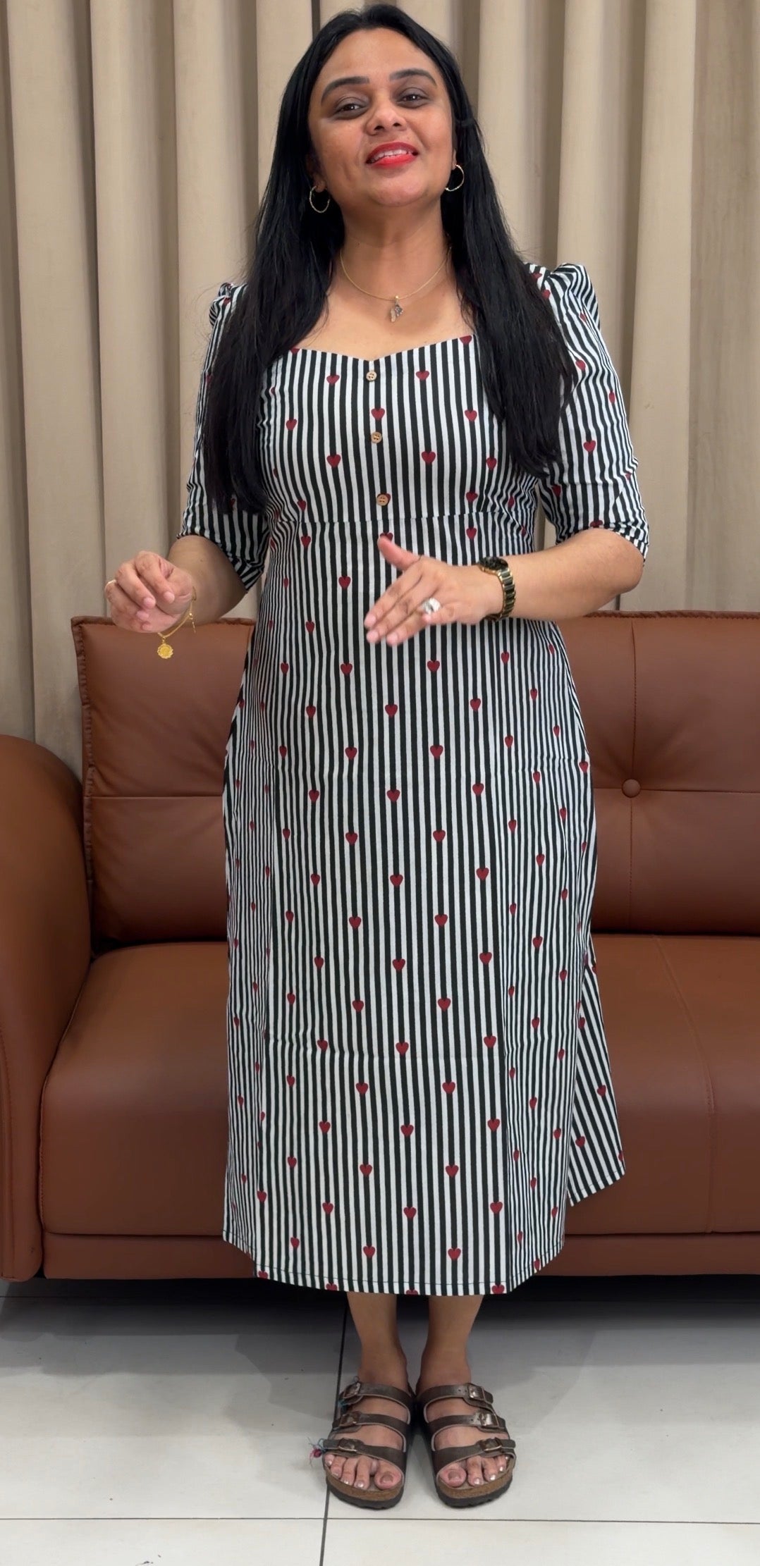 IHA'S IN-HOUSE COTTON FROCKS - IHA 35823