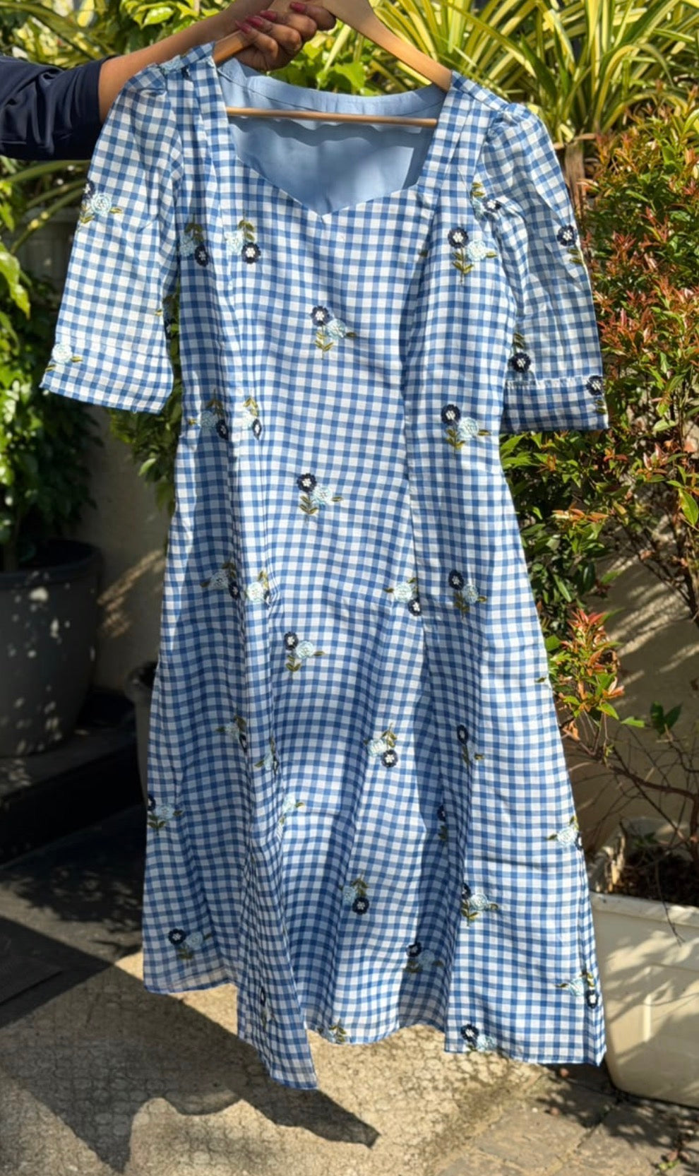 IHA'S IN-HOUSE MUL CHANDERI FROCKS - IHA 35699