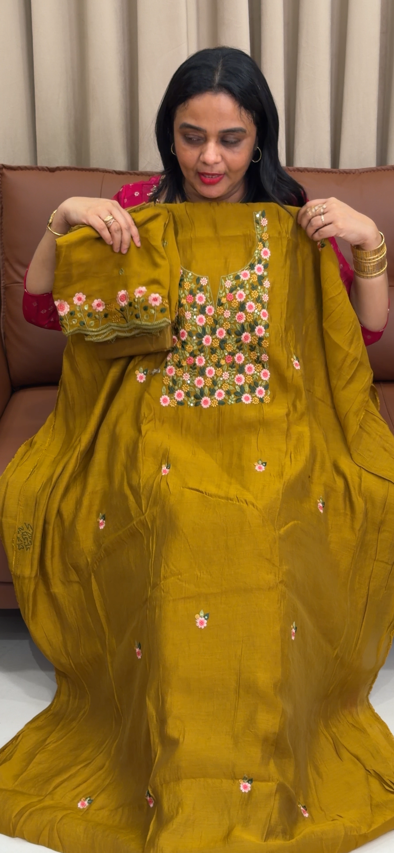 SOFT MUL UNSTITCHED SALWAR SUITS - IHA 34038
