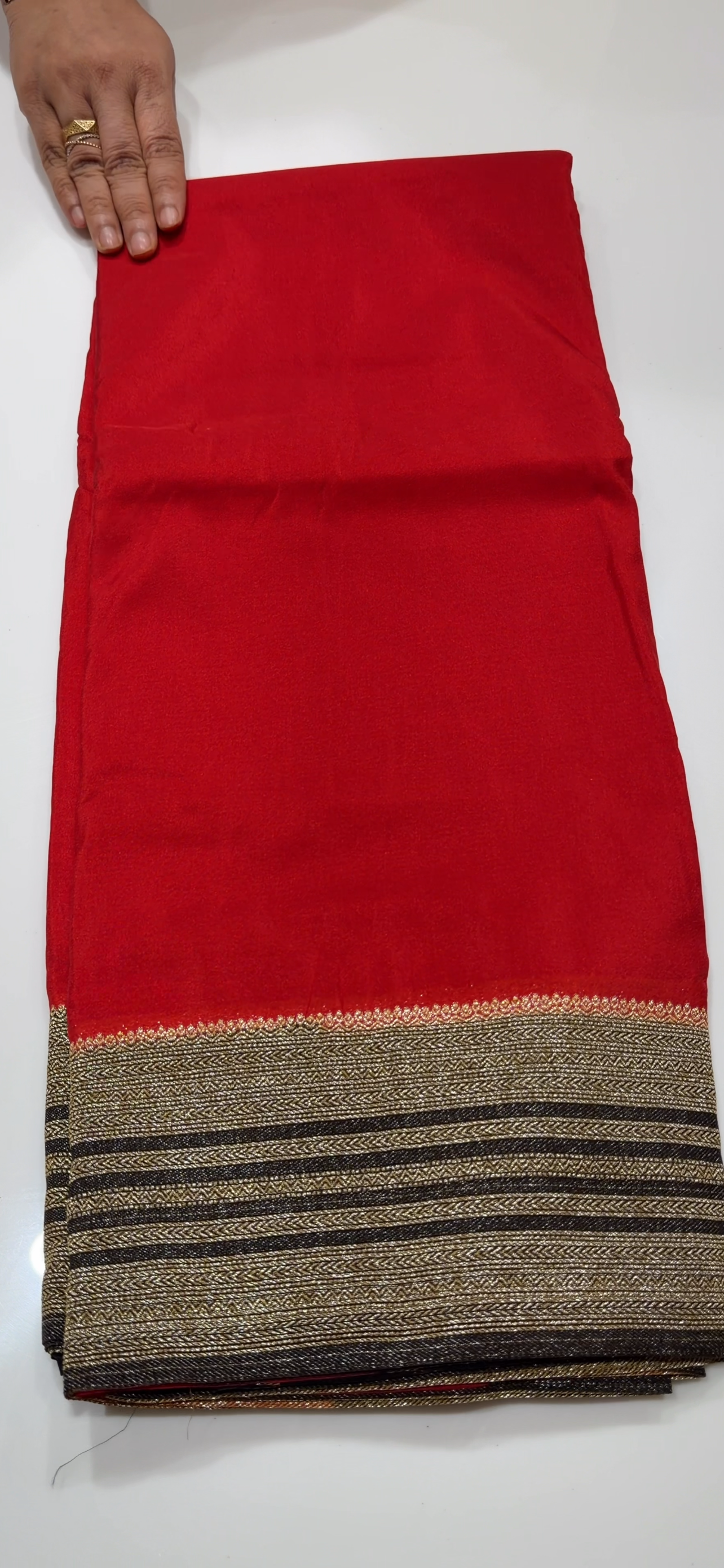 SEMI BANARASI SAREES - IHA 34575