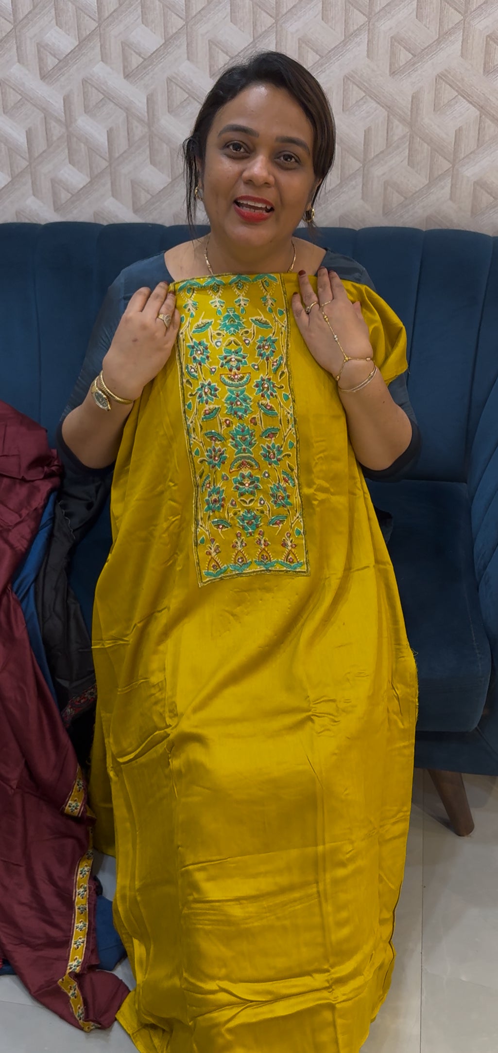 COTTON KURTIS MATERIALS - IHA 36016
