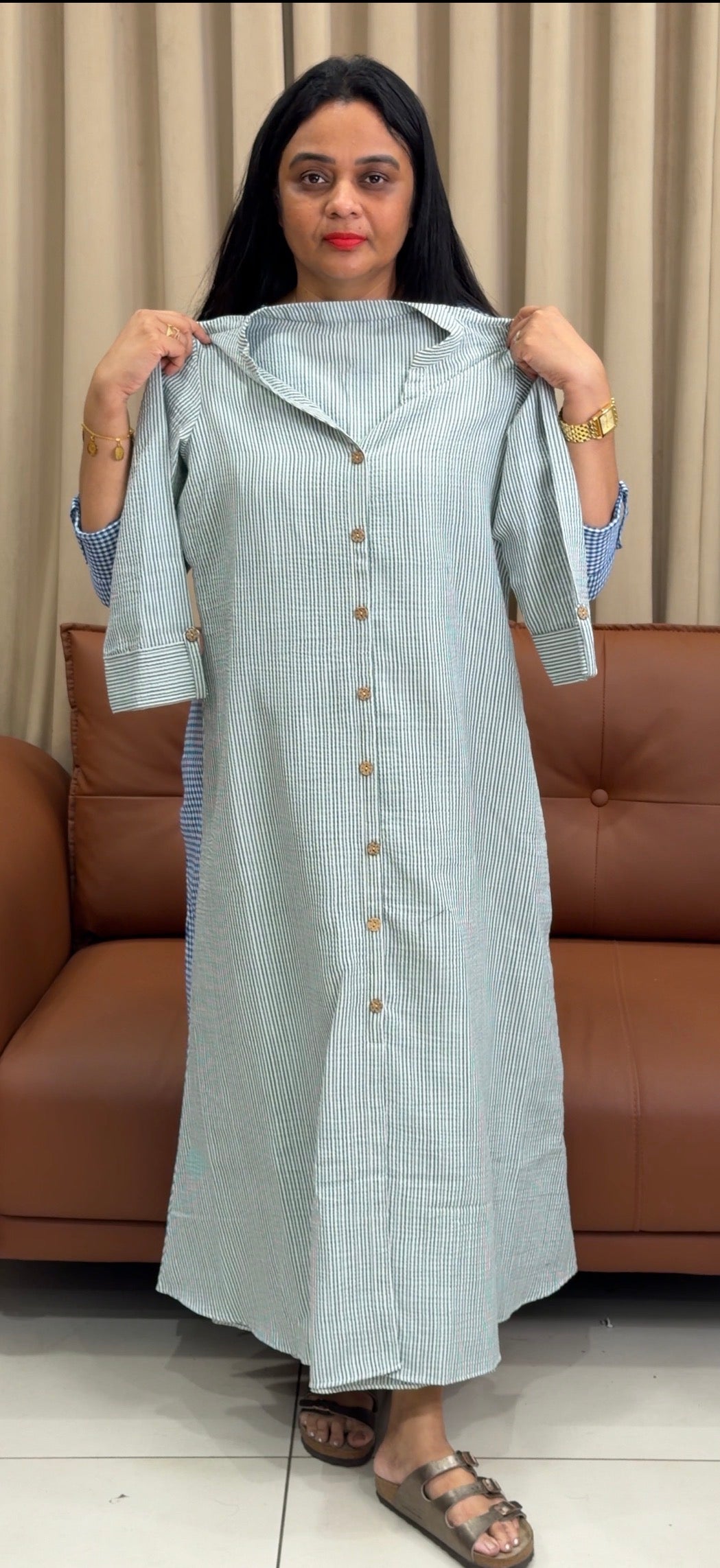 IHA'S IN-HOUSE HANDLLOM TOPS - IHA 35755