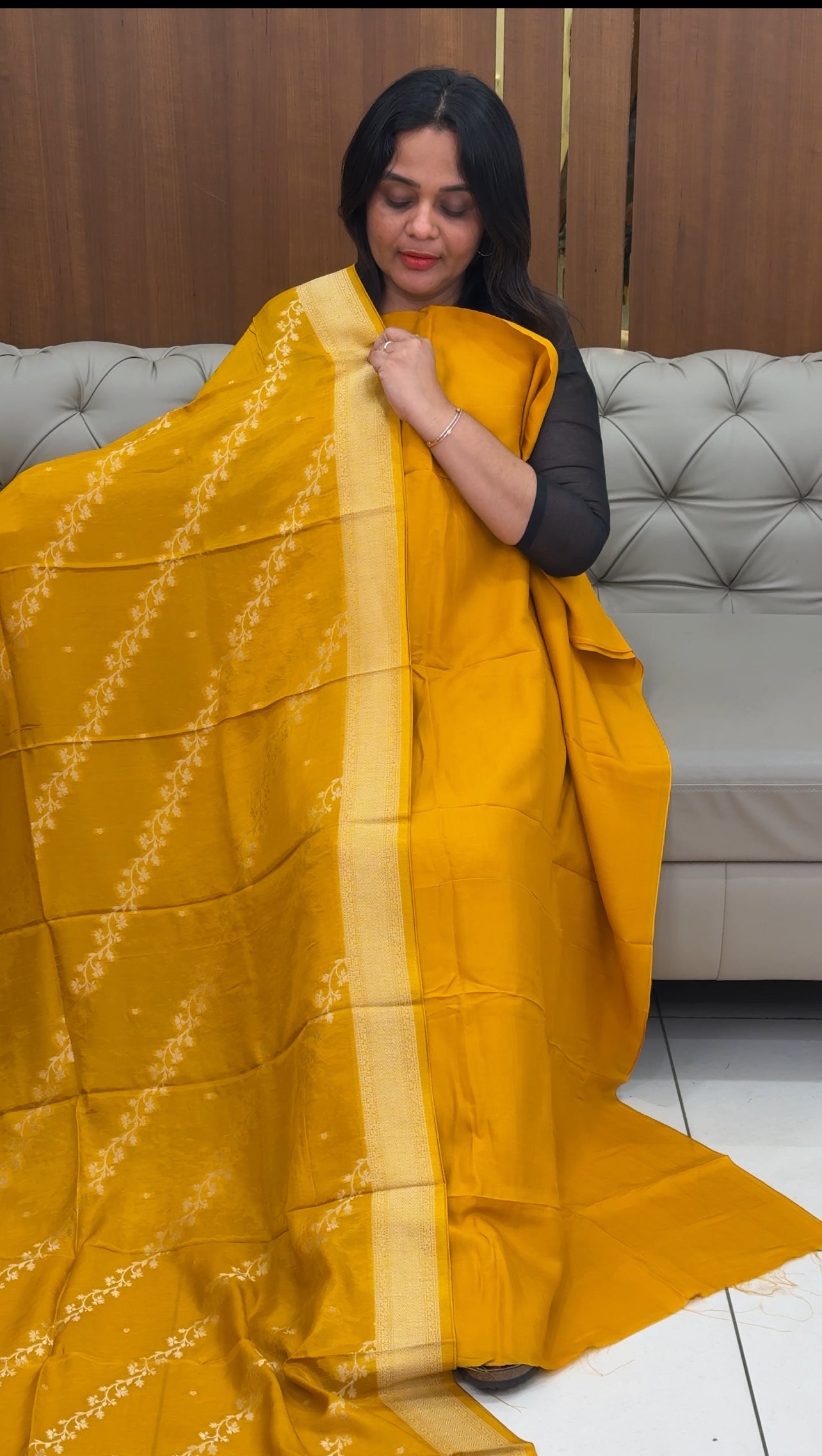 IHA'S IN-HOUSE SILK BANARASI UNSTITCHED SALWAR SUITS - IHA 30660