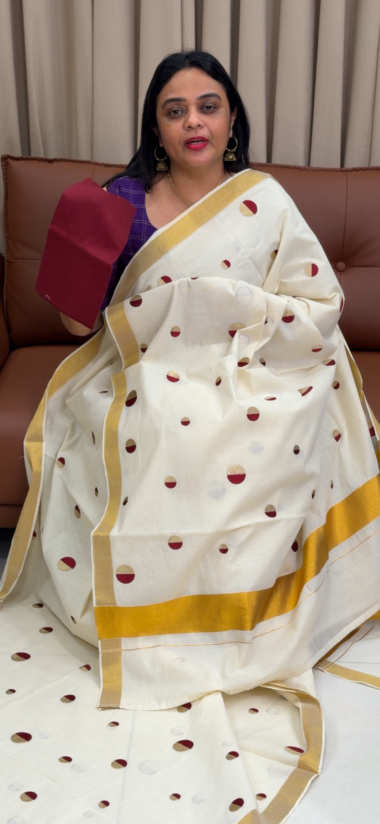 FORWARD KERALA COTTON SAREES - IHA 33863