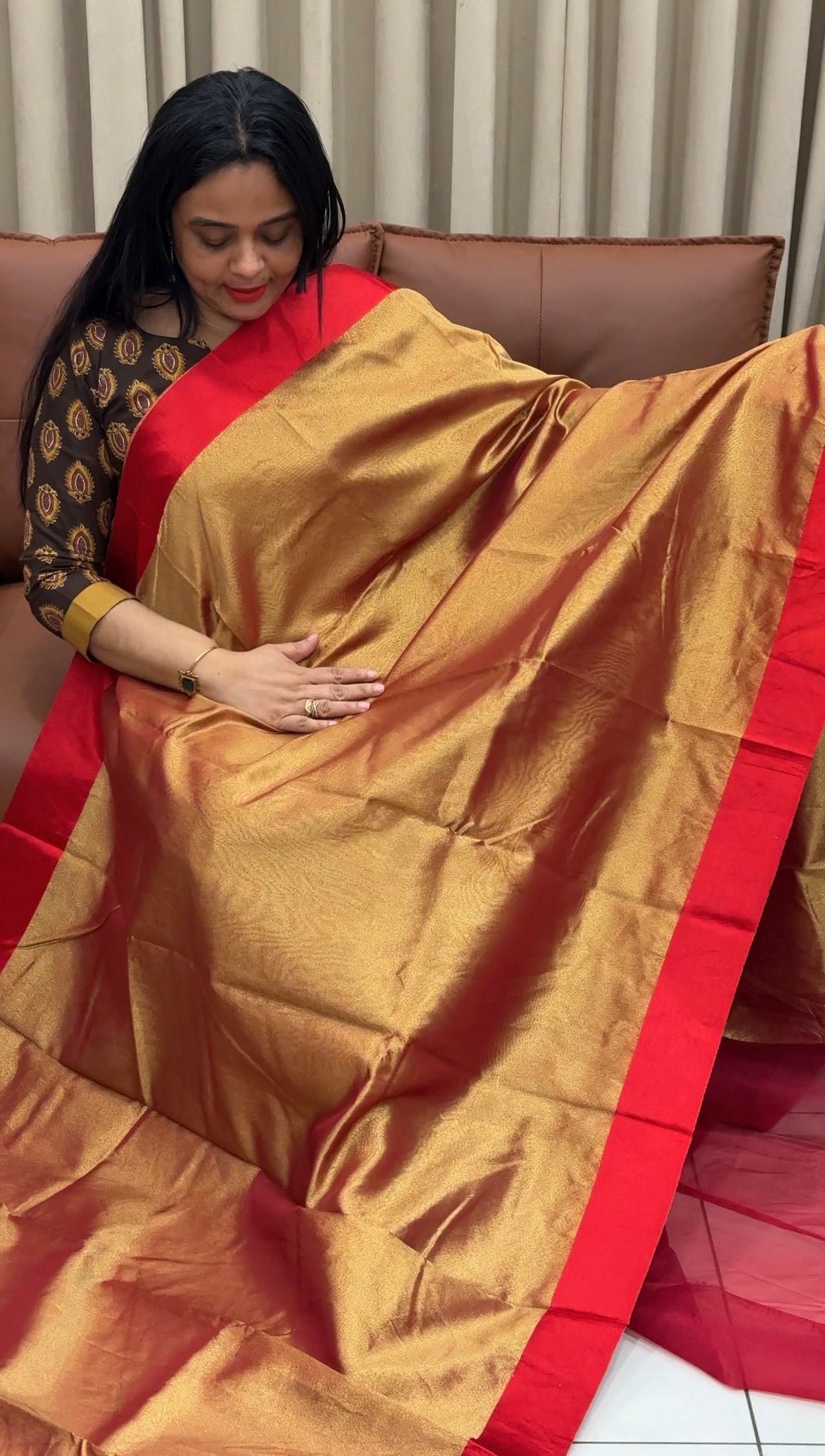 TISSUE BANARASI SAREES - IHA 35400
