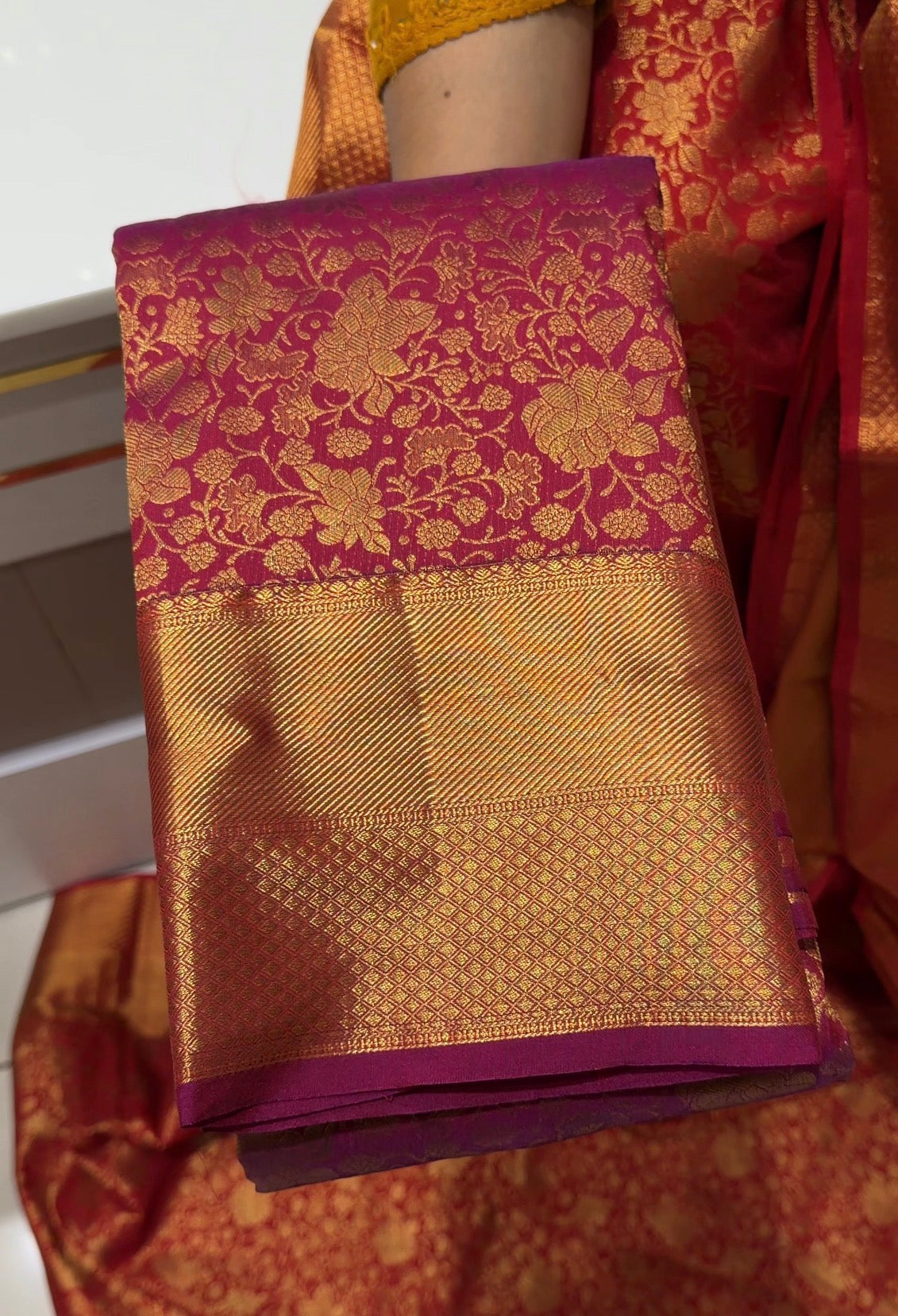 DESIGNER TISSUE KANCHIPURAM SAREES - IHA 34473