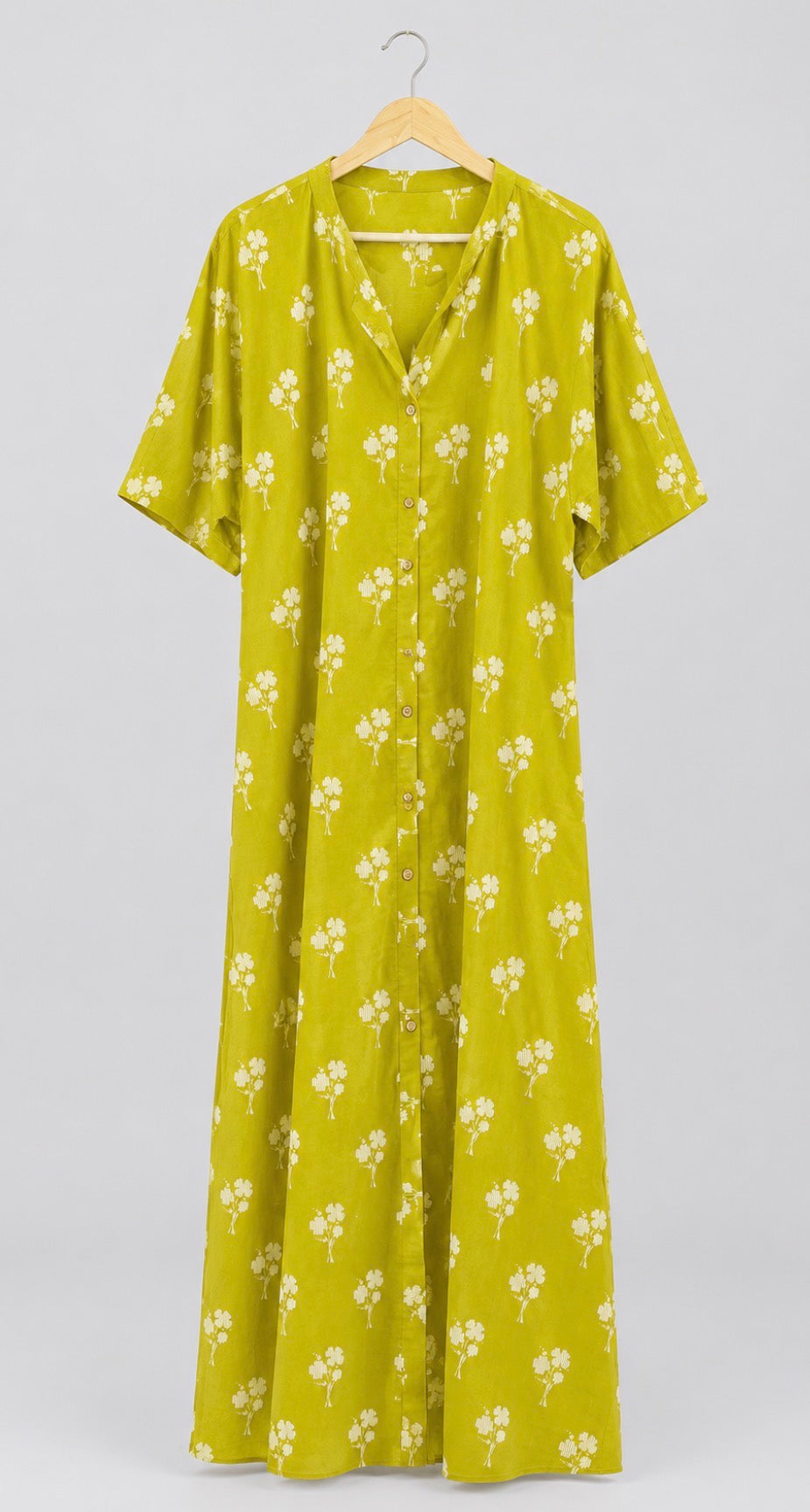 IHA'S IN-HOUSE COTTON SHIRT KAFTAN TOPS  - IHA 35998