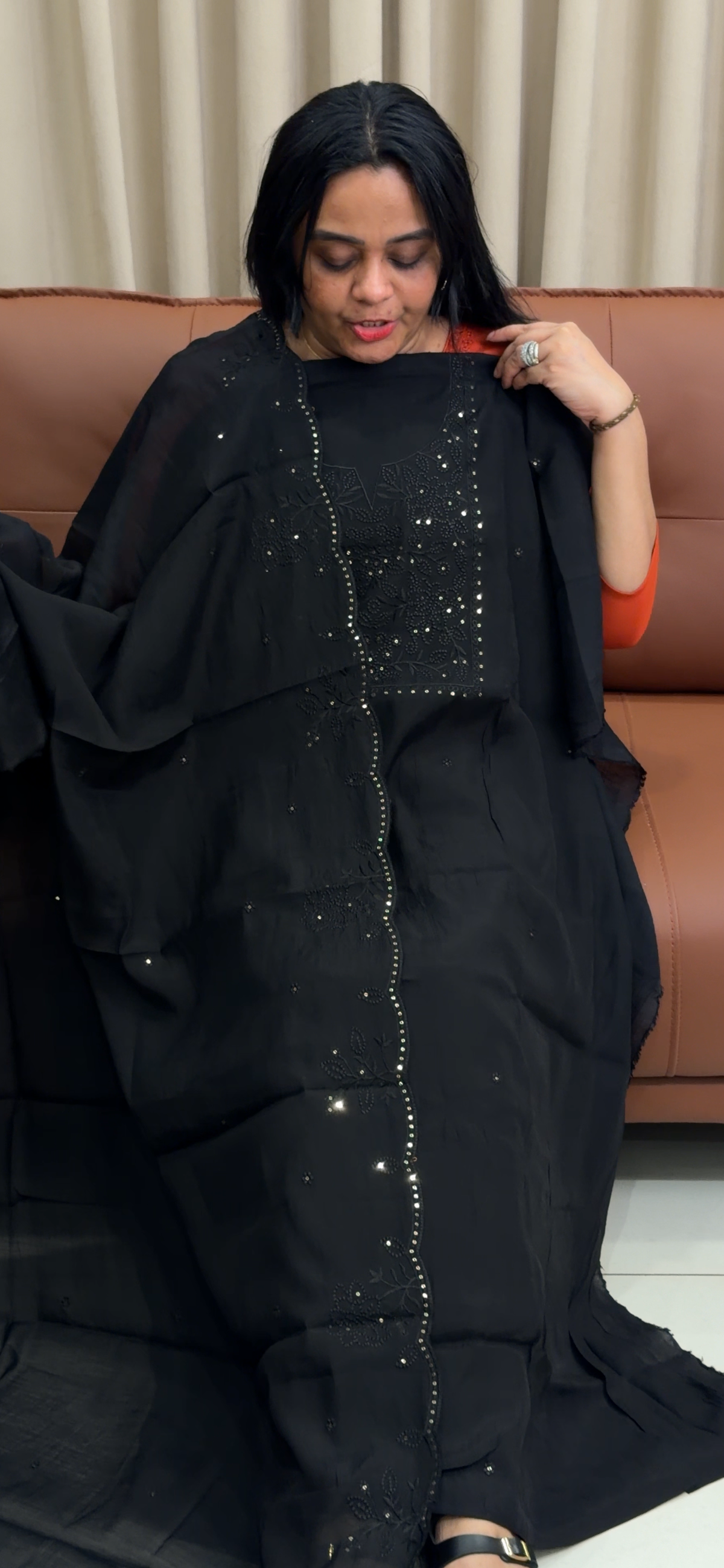 RAW SILK UNSTITCHED SALWAR SUITS - IHA 35221