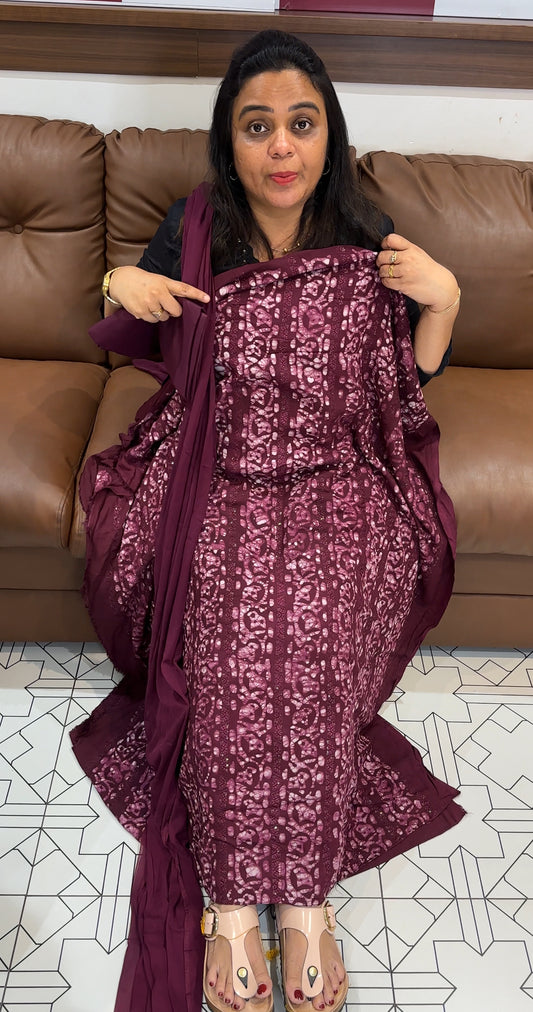 COTTON RAYON UNSTITCHED SALWAR SUITS - IHA 27934