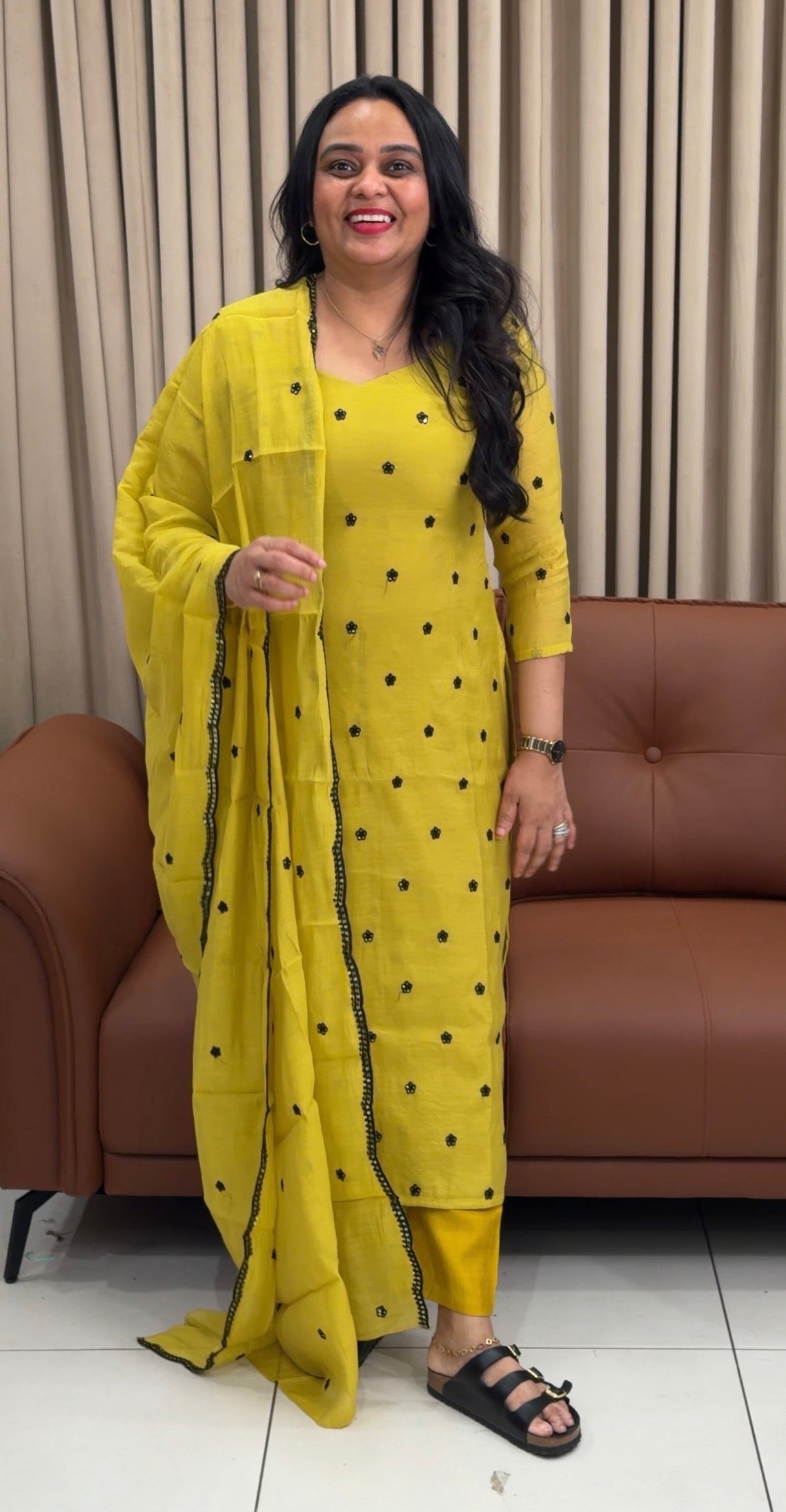 FORWARD MUL CHANDERI UNSTICHED SALWAR SUIITS - IHA 34859
