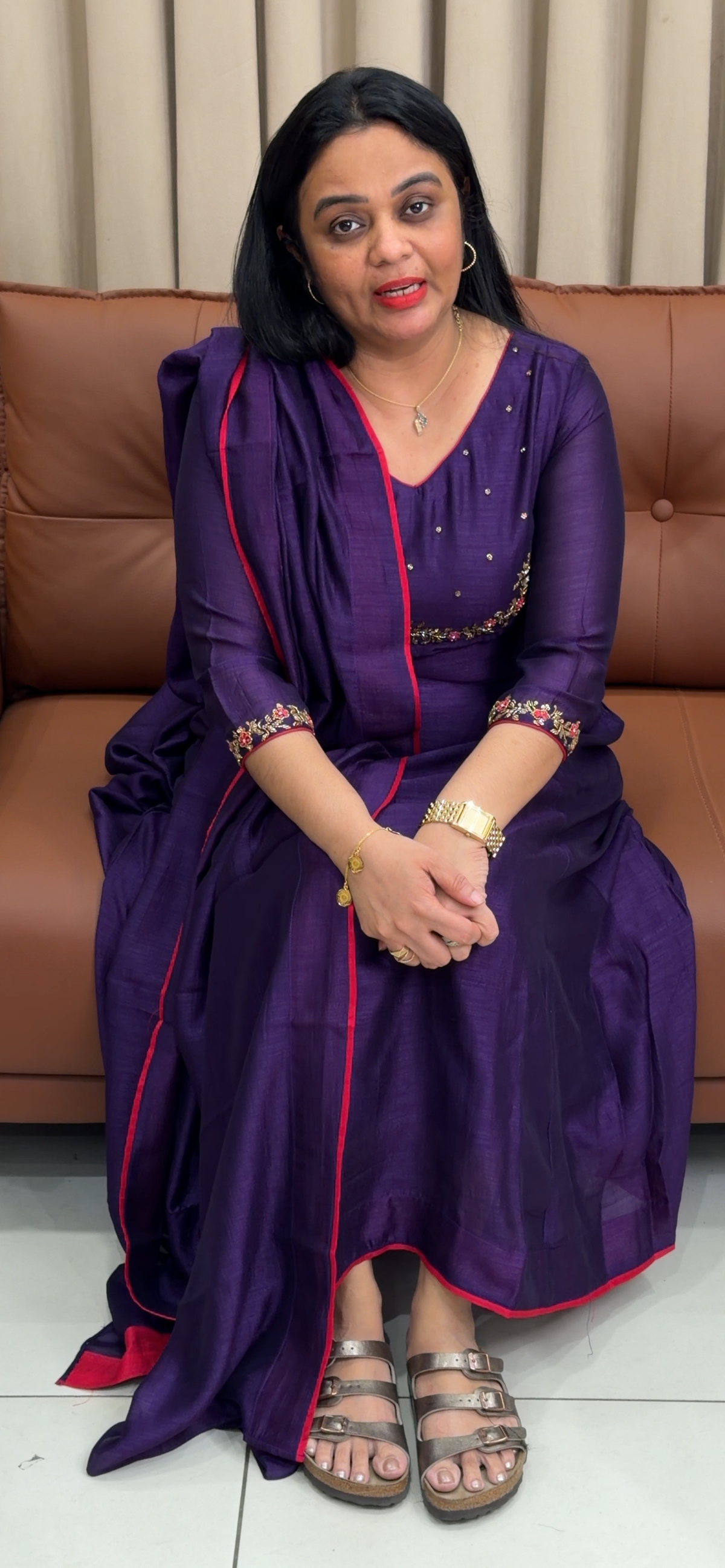 IHA'S IN-HOUSE SEMI RAW SILK TOP AND DUPATTA - IHA 35792