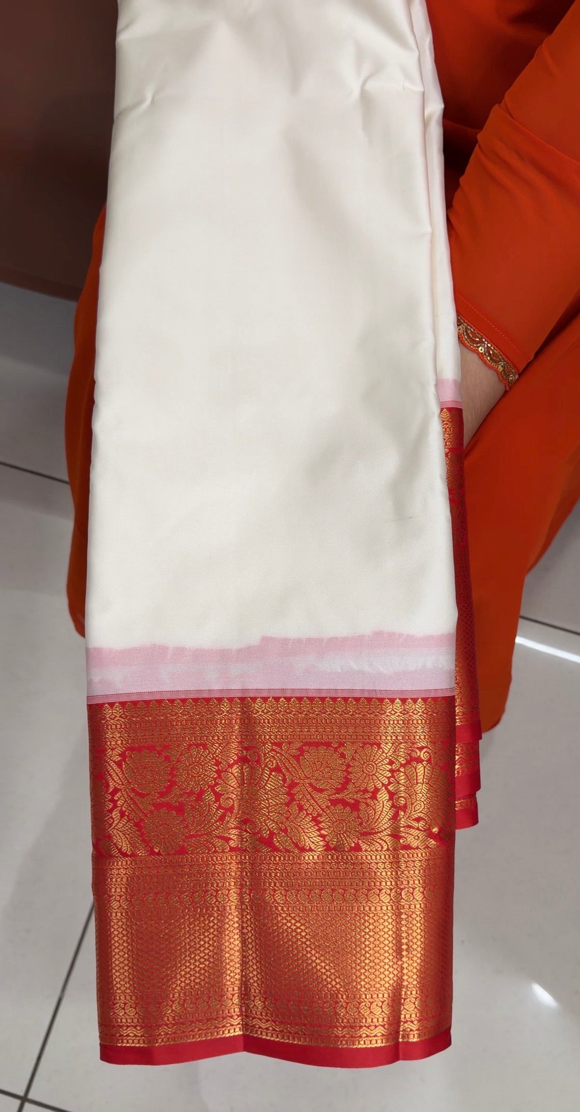 SEMI KANCHIPURAM SILK SAREES - IHA 34285