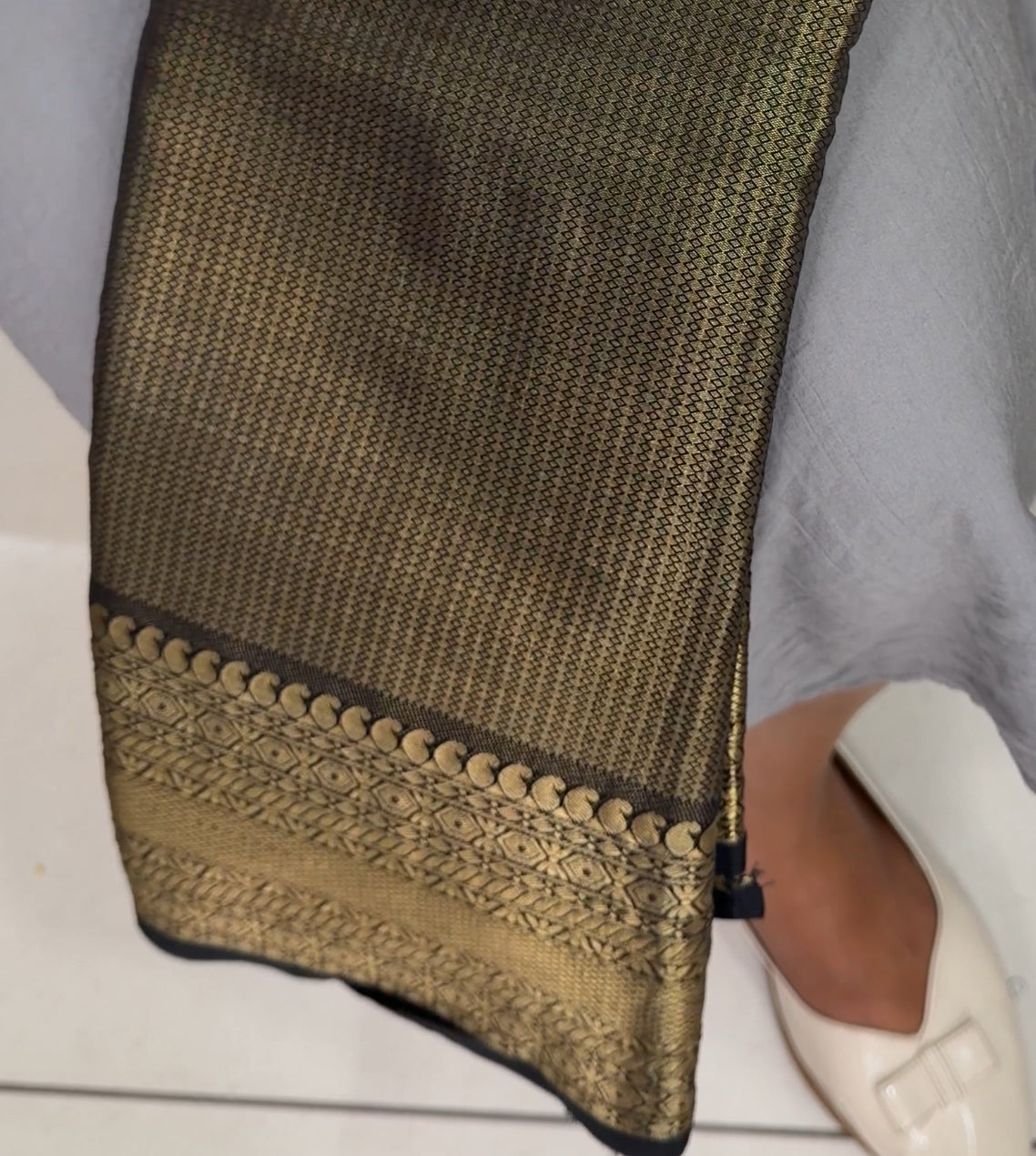 SEMI KANCHIPURAM SAREES - IHA 29359