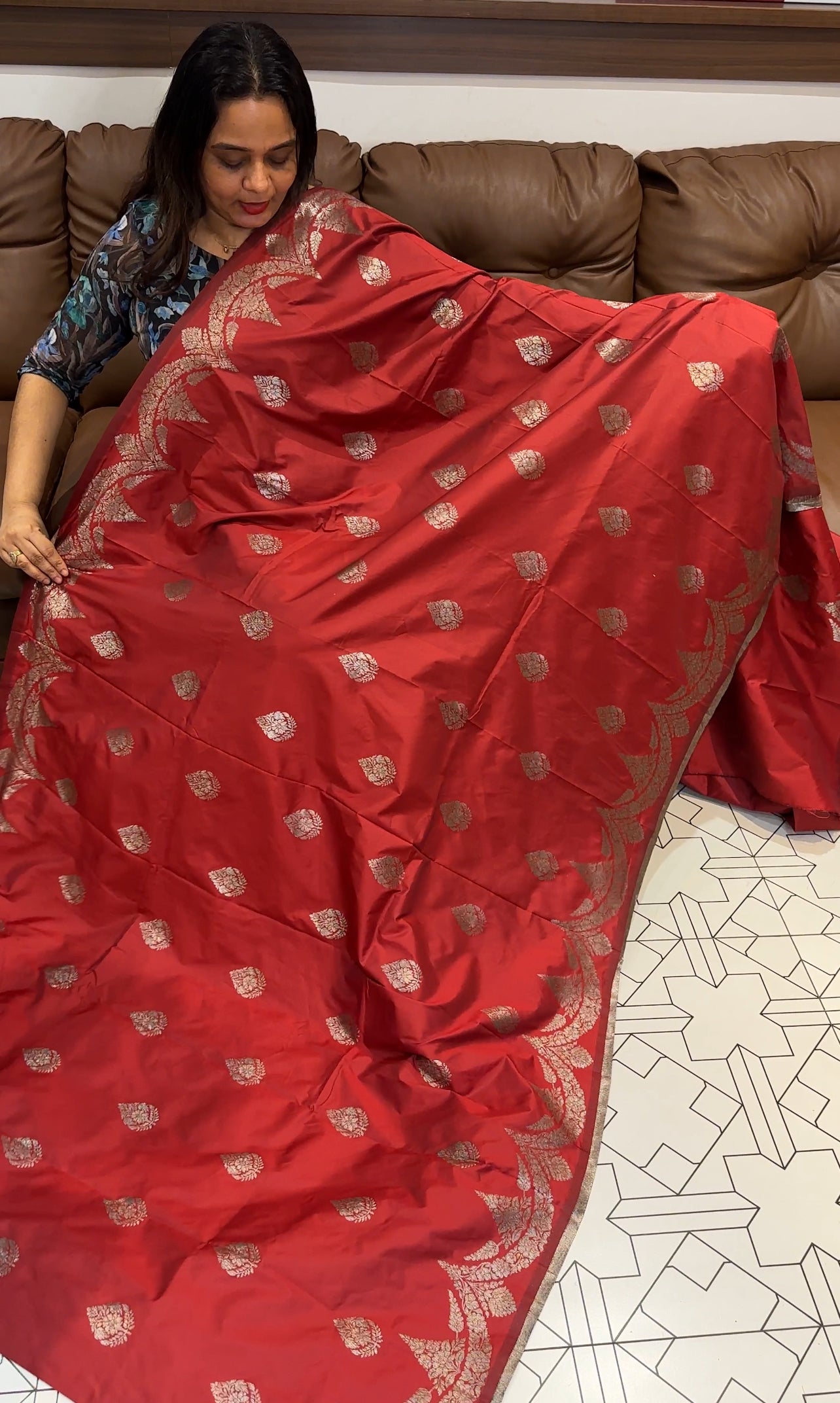 SEMI KATAN SAREES - IHA 18251