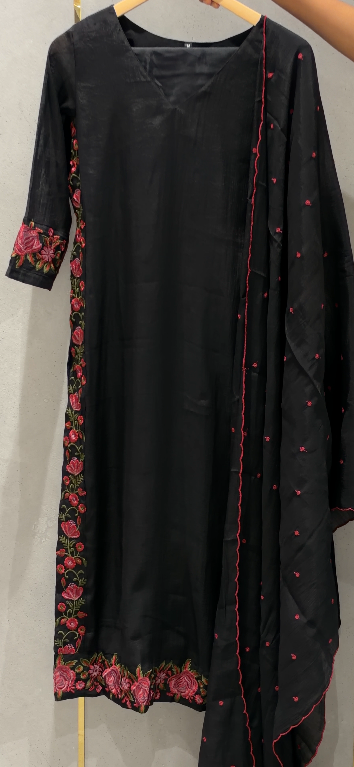 READY TO WEAR TOP, BOTTOM AND DUPATTA - IHA 35966