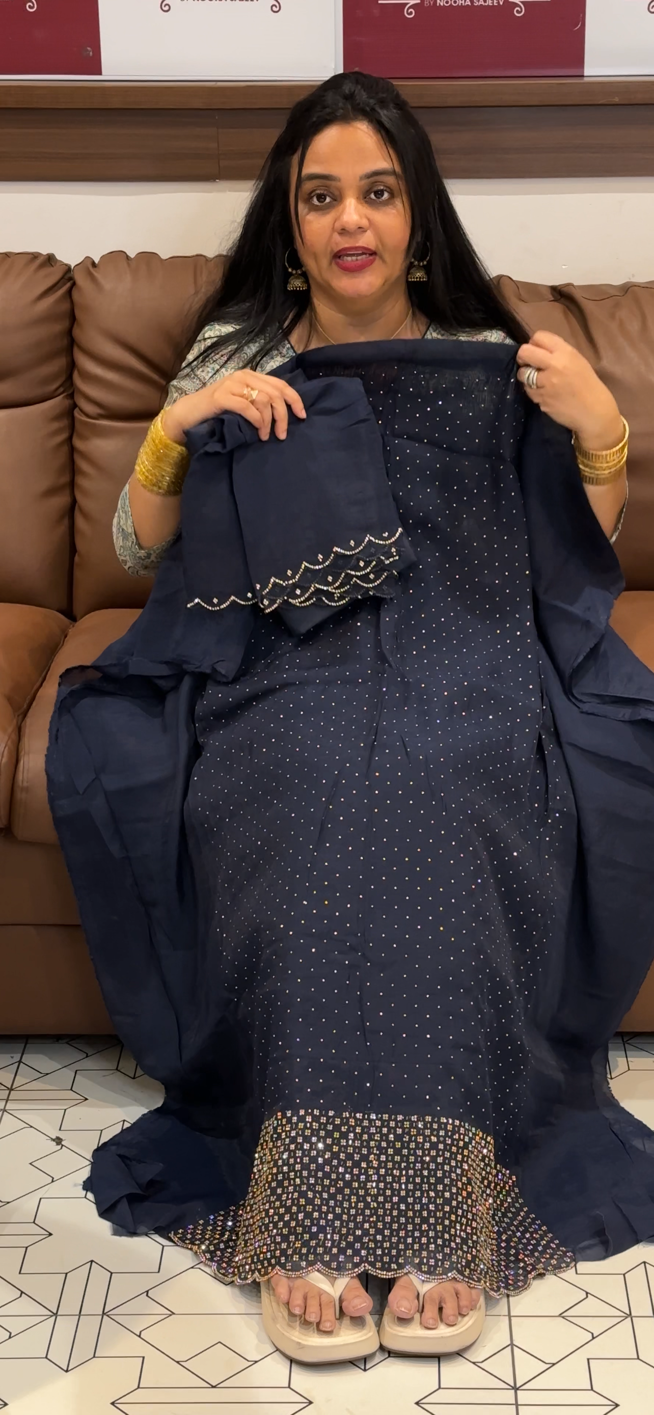 OFFER SALES UNSTITCHED SALWAR SUITS - IHA 34979