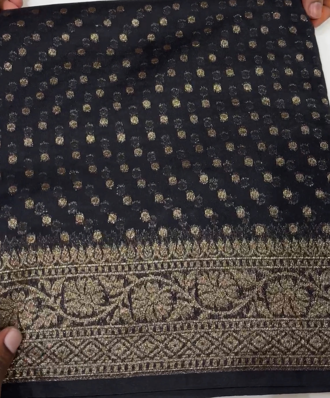 SEMI BANARASI SAREES - IHA 19744