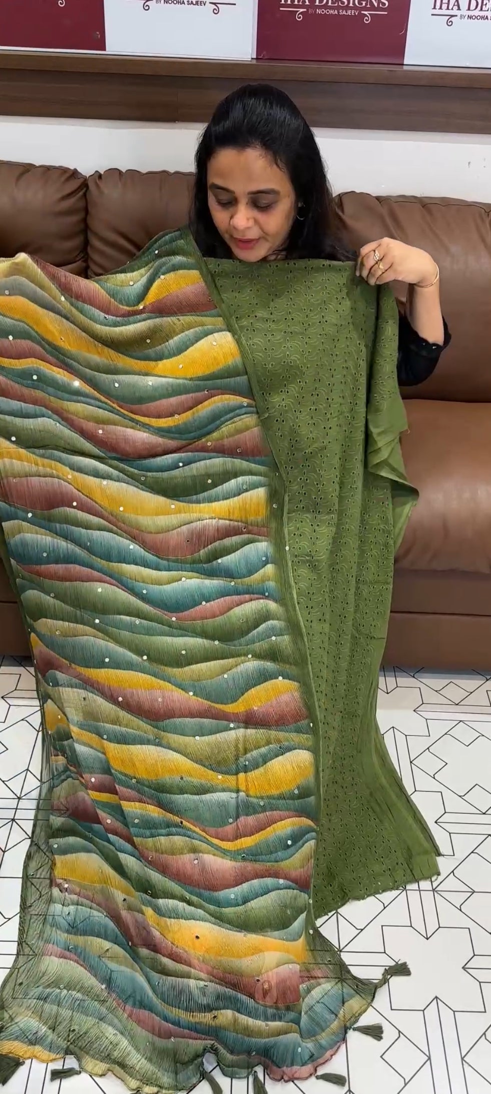 FORWARD COTTON HAKOBA UNSTITCHED SALWAR SUITS - IHA 27918