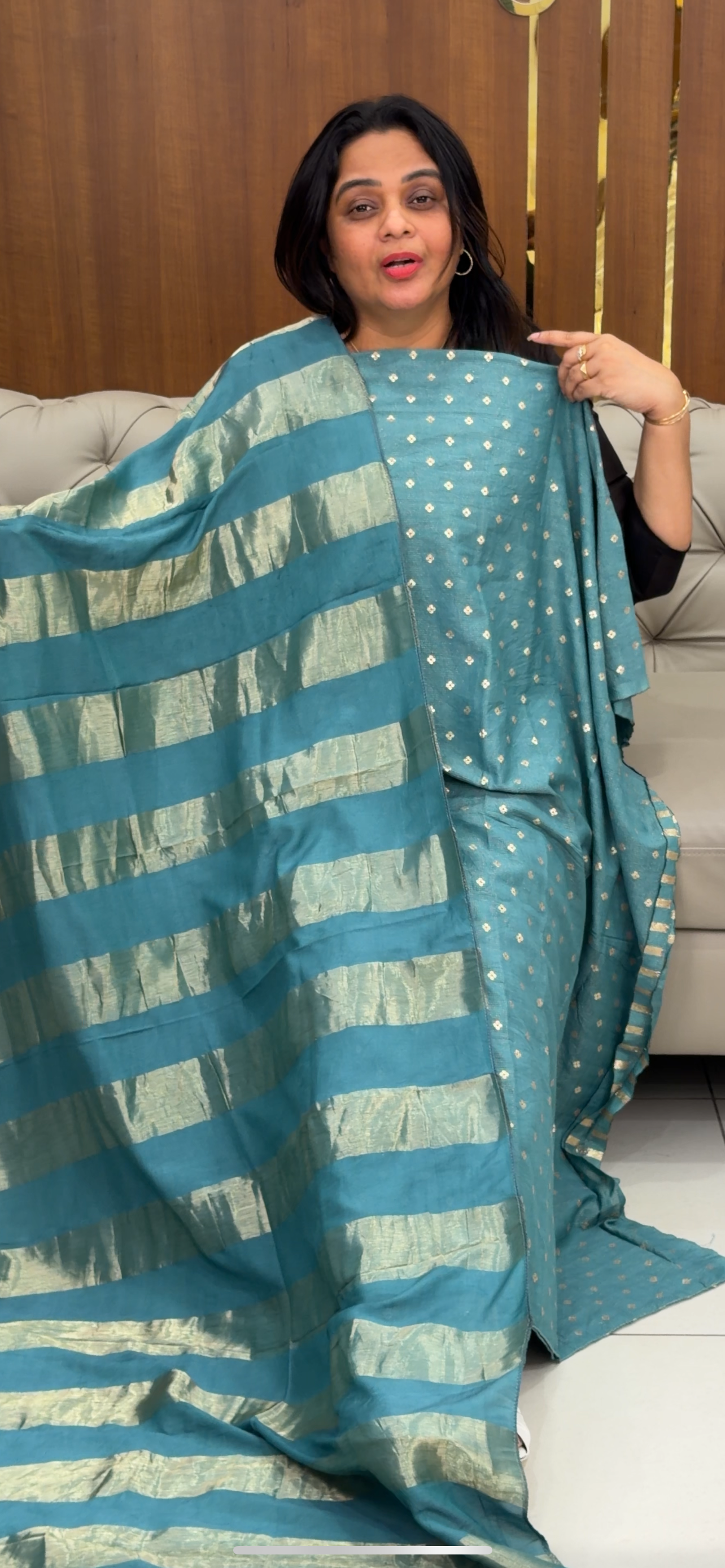 BANARASI UNSTITCHED SALWAR SUITS - IHA 29317