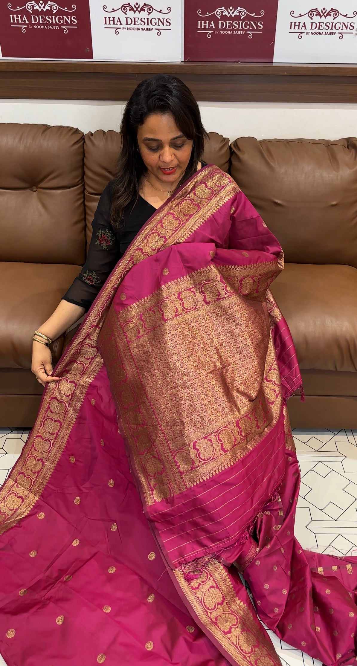 SEMI KATAN SAREES - IHA 25148