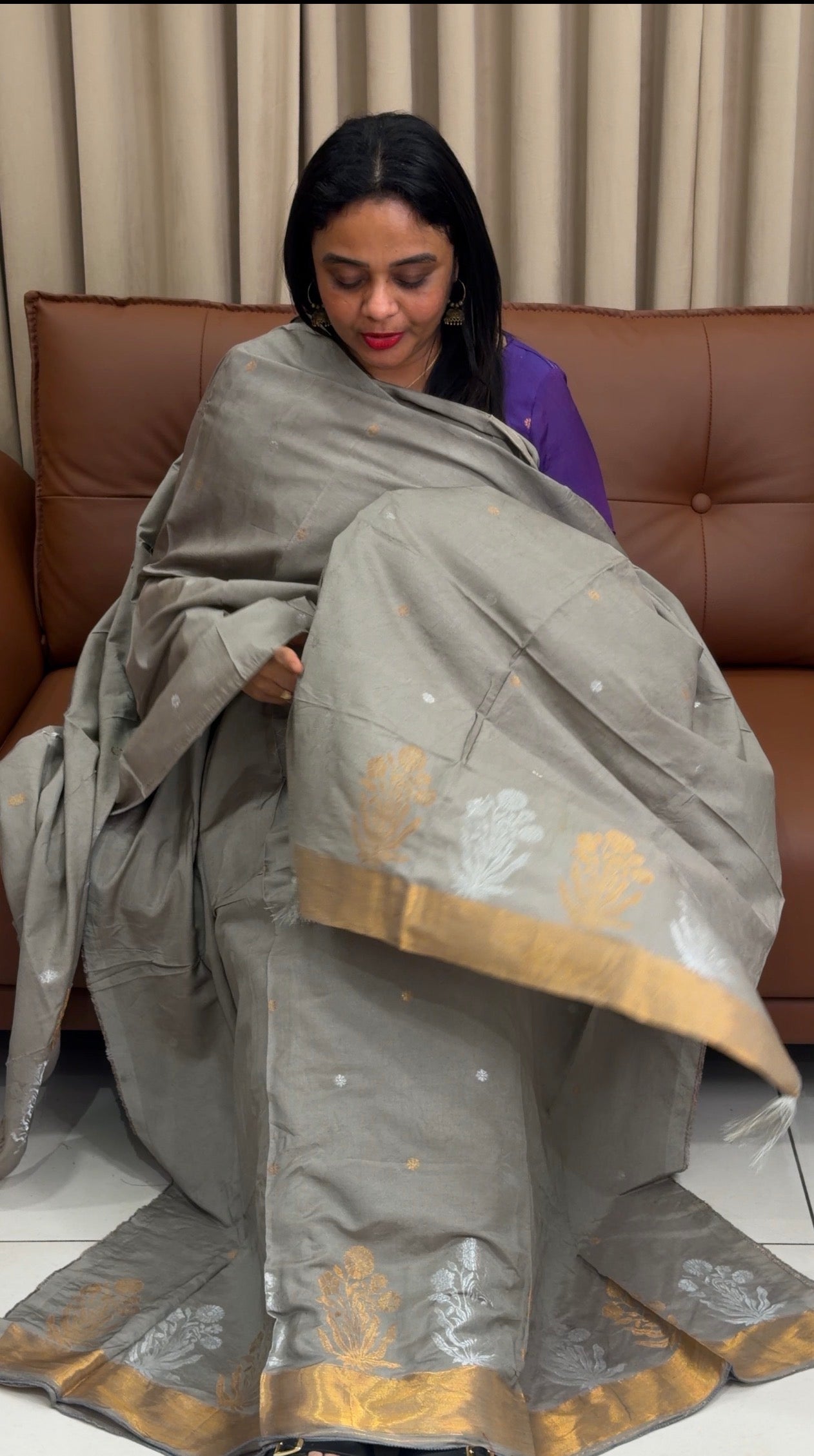 IN- HOUSE JAMDANI UNSTITCHED SALWAR SUITS - IHA 33984