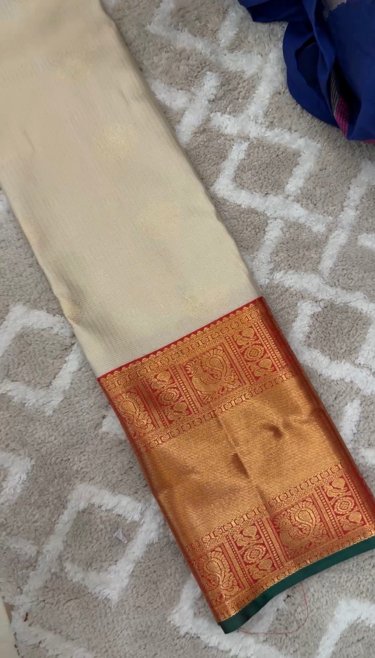 SEMI KANCHIPURAM SILK SAREES - IHA 33132