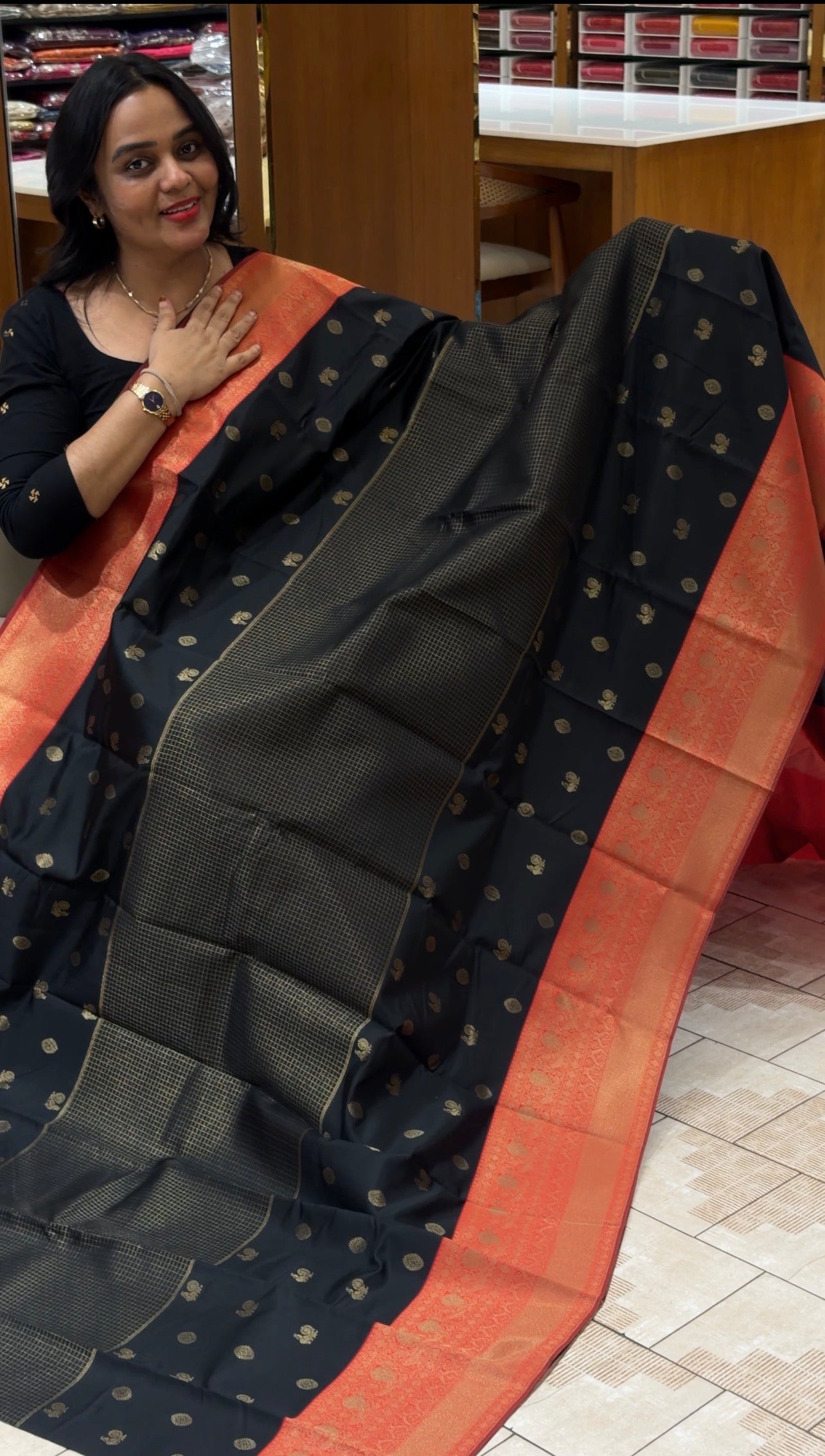 SEMI SILK SAREES - IHA 32806