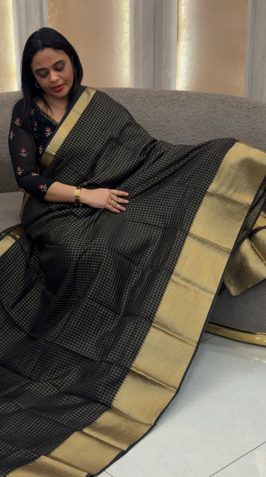 SEMI BANARASI SAREES - IHA 33151