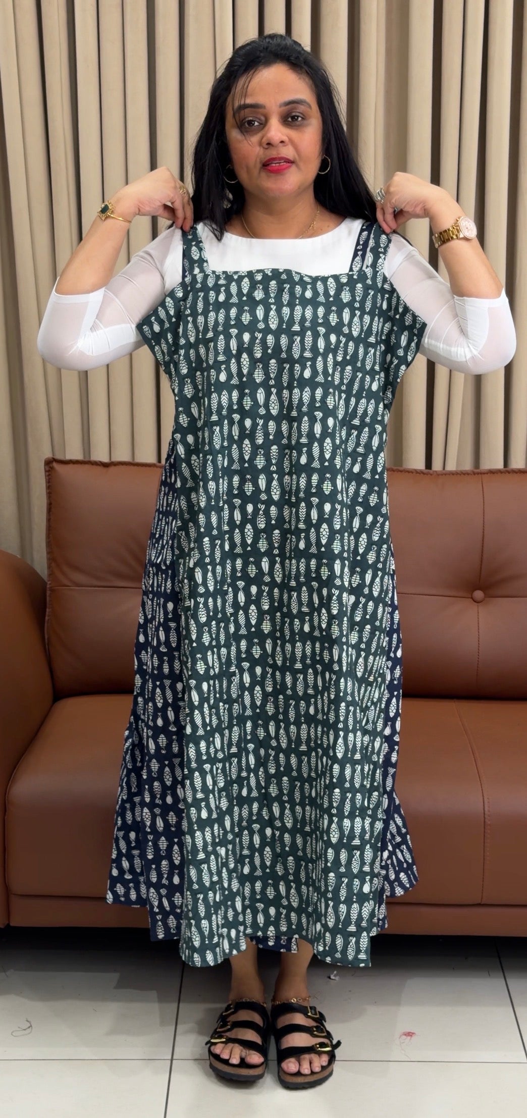 IHA'S IN-HOUSE PRINTED TOPS - IHA 34804