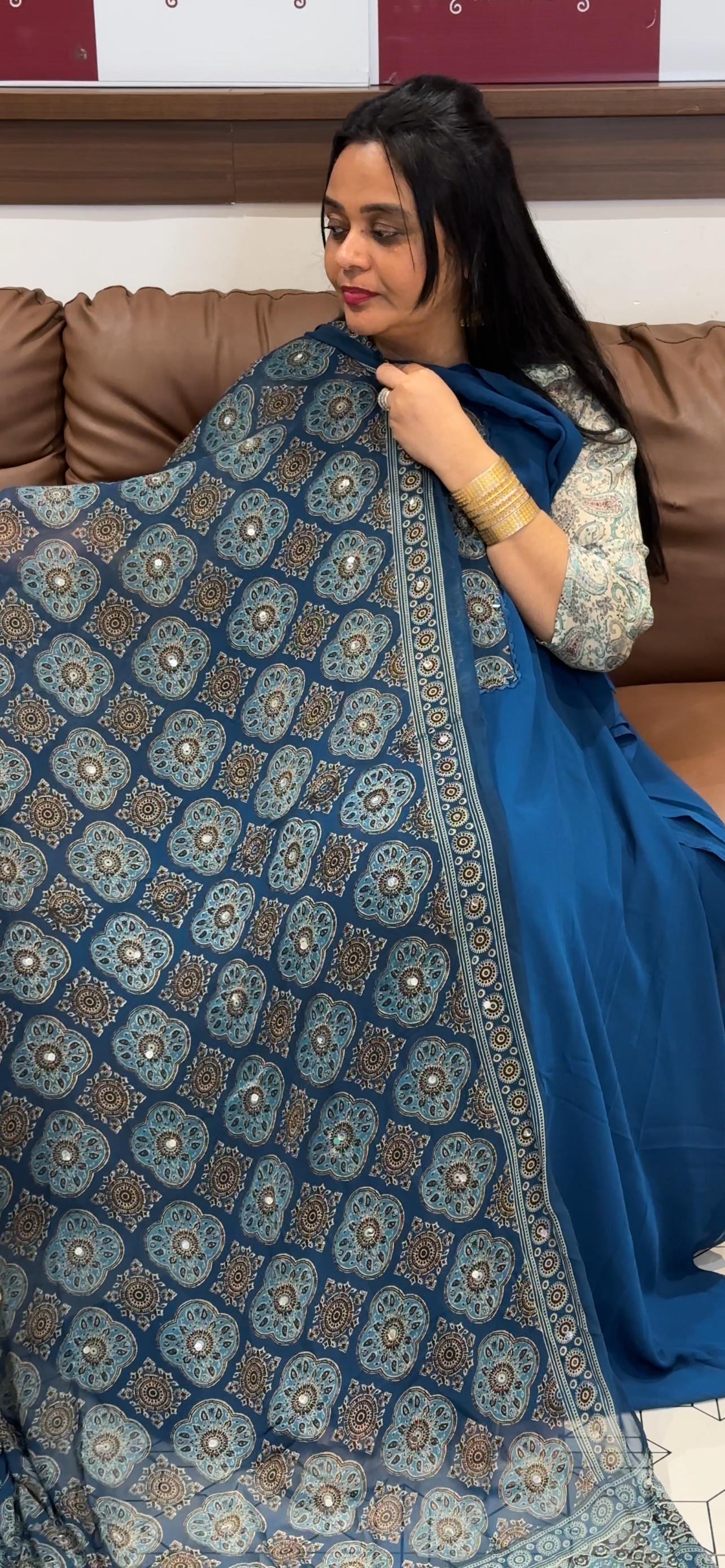 OFFER SALES UNSTITCHED SALWAR SUITS - IHA 34980