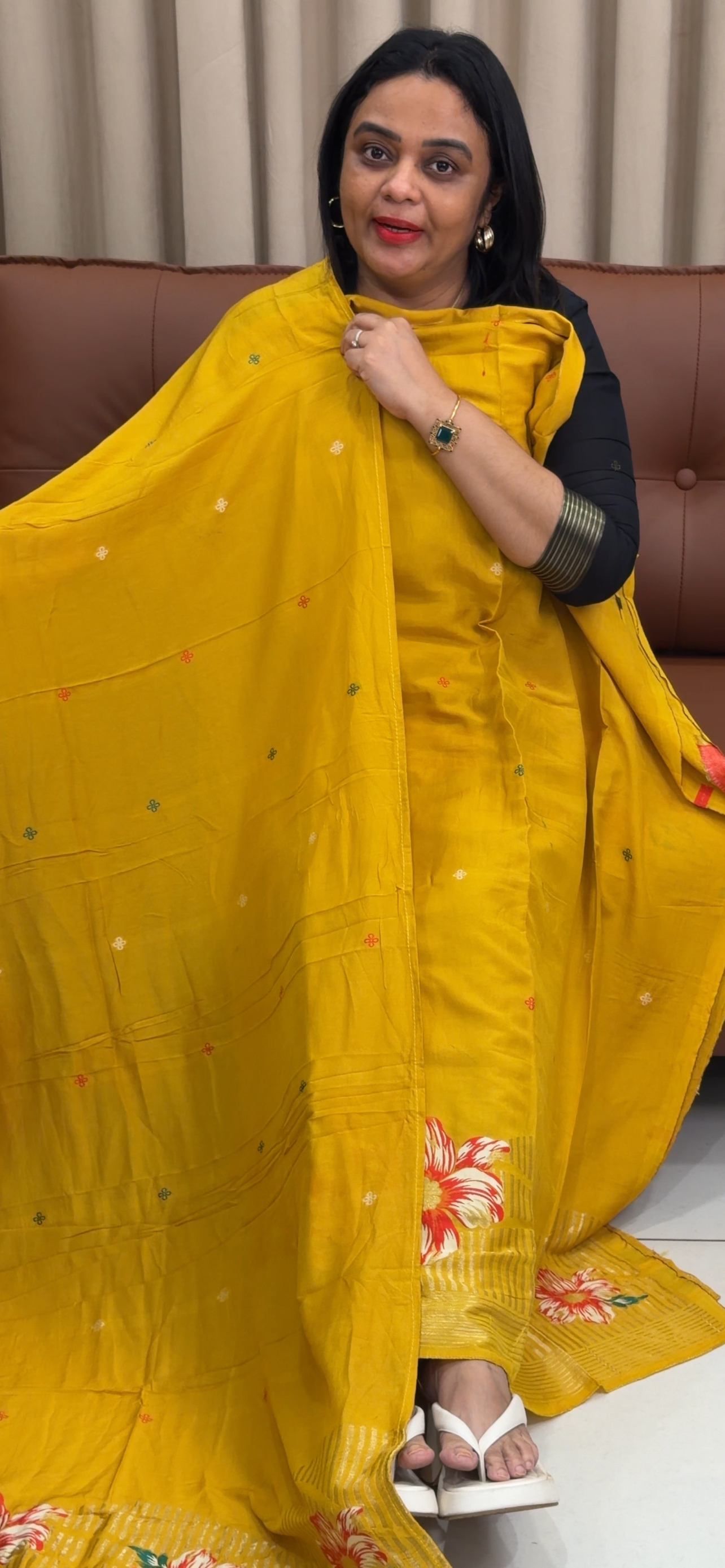 FORWARD SOFT MUL TOP,BOTTOM AND DUPATTA - IHA 33504